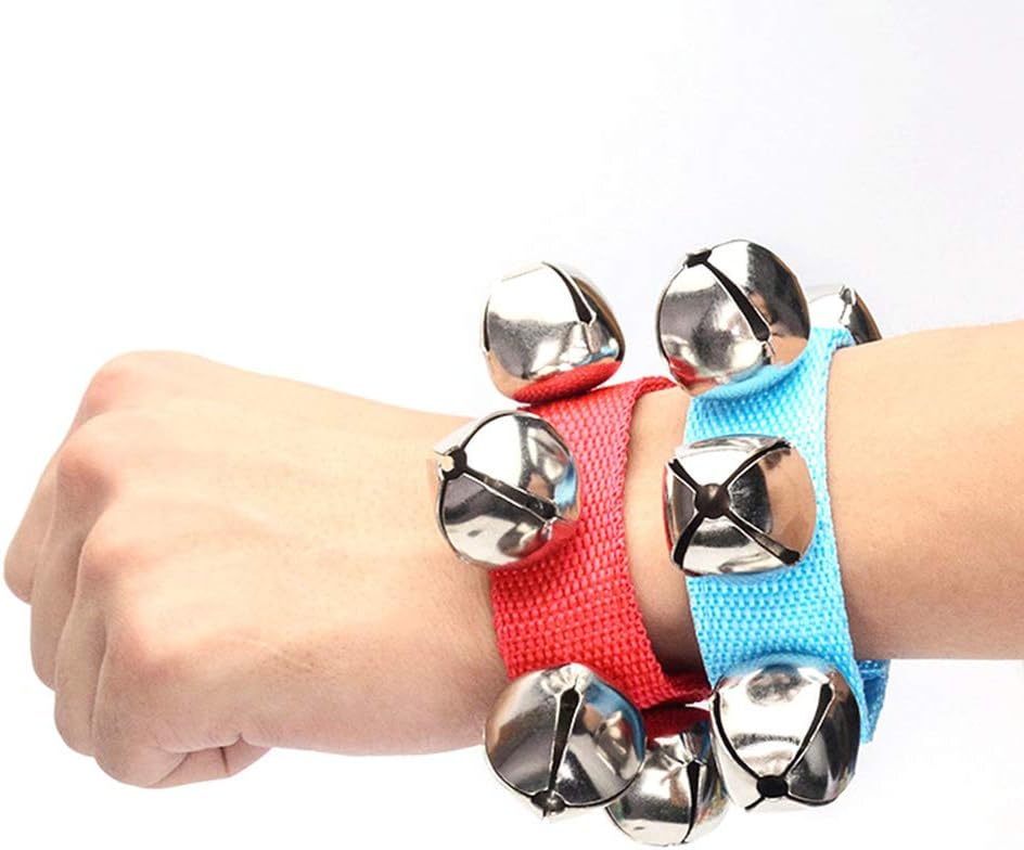 6 PCS Percussion Instruments, Wrist Bells Jingle Bells Musical Rhythm Toys - Image 4