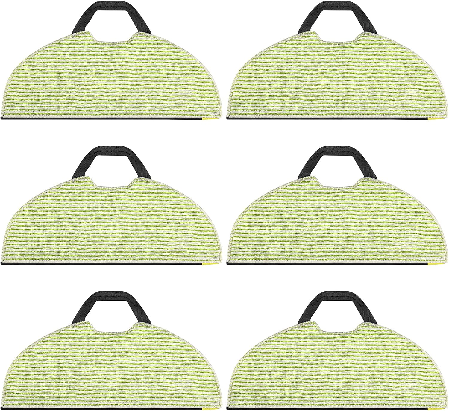 AV2610WA RV2610WA Vacuum Mop Replacement Pads Compatible with Shark RV2610WA AV2610WA RV2620WD RV2410WD AI Ultra 2- in-1 Robot Vacuum, Washable Reusable Microfiber Soft Pads, 6 Pack - Image 1