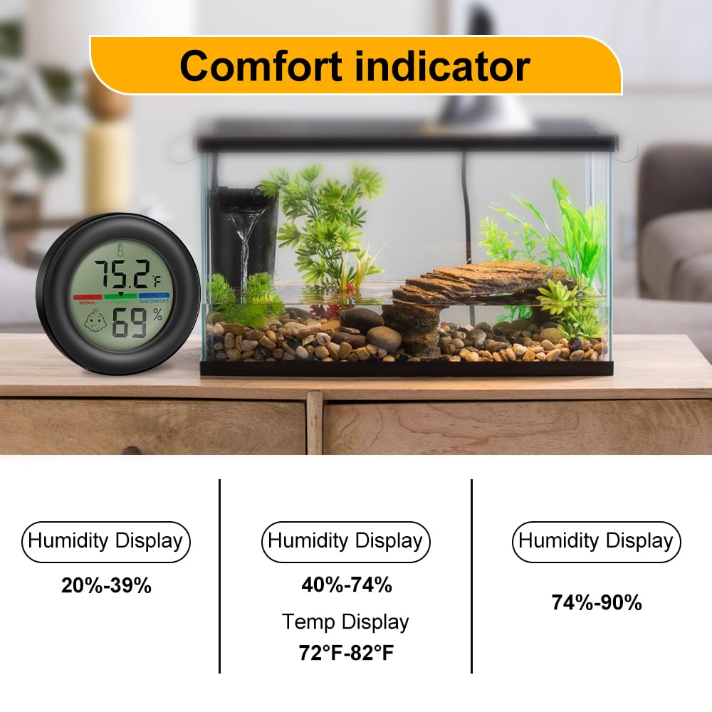 Digital Hygrometer Indoor Thermometer Humidity Meter Room Temperature Hydrometer Monitor Gauge for 3D Printer, Home, Office, Greenhouse, Incubators - Image 5