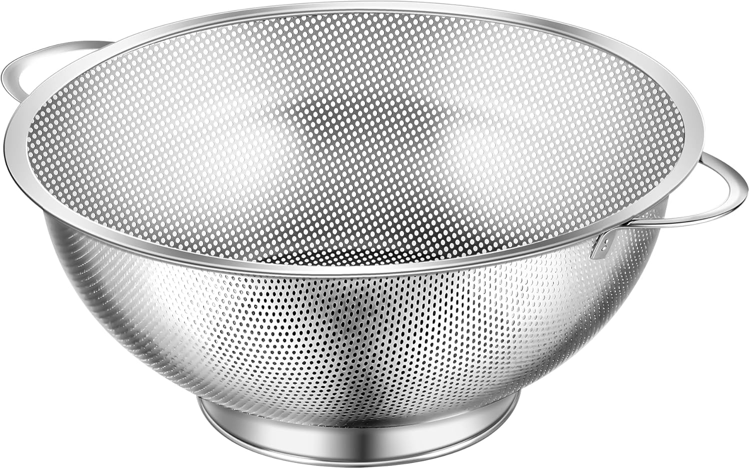 Colander Stainless Steel 3-Quart, Strainer for Kitchen Food, Dishwasher Safe - Image 1