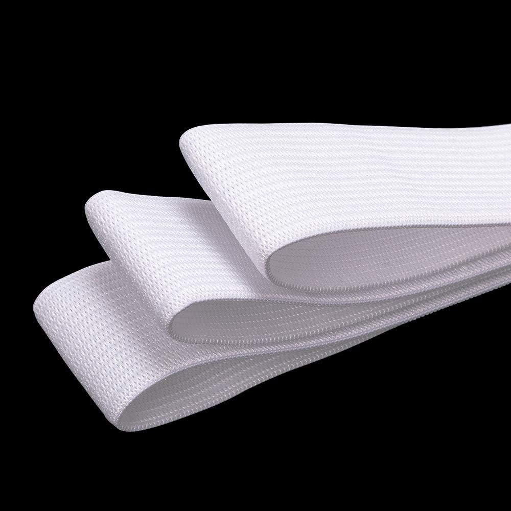 Elastic Bands for Sewing White 1 Inch 12 Yard High Elasticity Knit Spool Sewing Band for Waistbands Pants Clothes and Crafts DIY, - Image 5