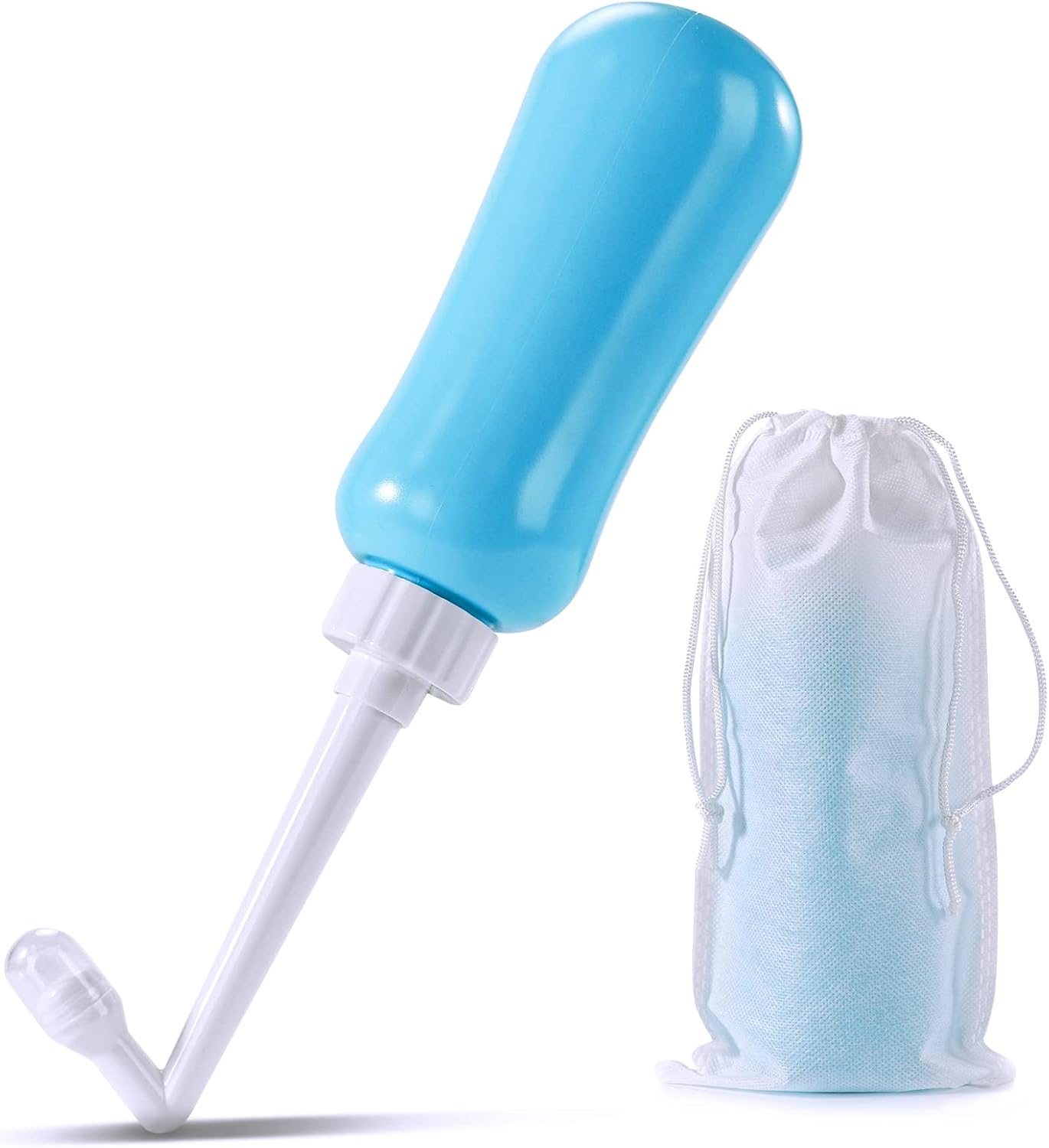 Portable Bidet Travel Large Capacity 450ml(15oz) Personal Toilet Handheld Blue - Image 1