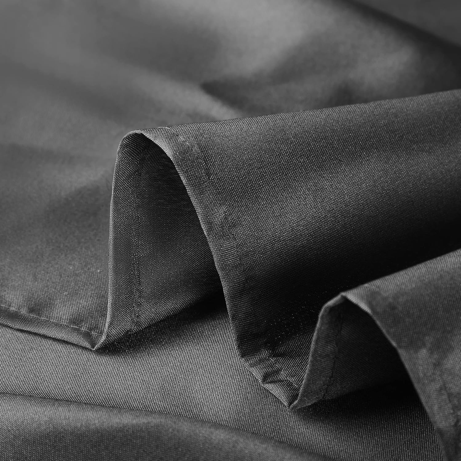 Table Cloth 60x102 Inch Black Tablecloth for 6 Foot Table Washable Polyester Rectangle Tablecloth for Buffet Table, Parties, Holiday Dinner, Wedding - Image 4