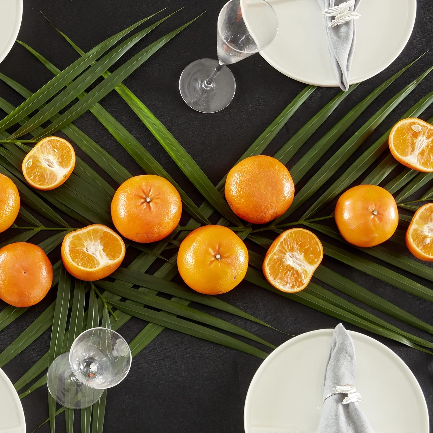 Table Cloth 60x102 Inch Black Tablecloth for 6 Foot Table Washable Polyester Rectangle Tablecloth for Buffet Table, Parties, Holiday Dinner, Wedding - Image 6