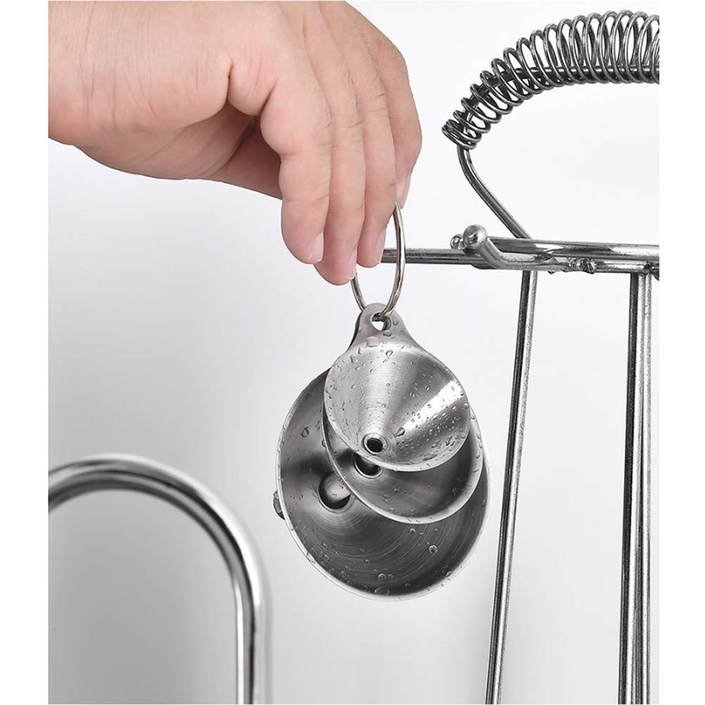 Stainless Steel Funnels, 3pcs Mini Filling Kitchen Funnel, Sizes Large To Small Funnels for Transferring Essential Oils, Liquid, Fluid, Dry Ingredients & Powder, Durable and Dishwash - Image 7