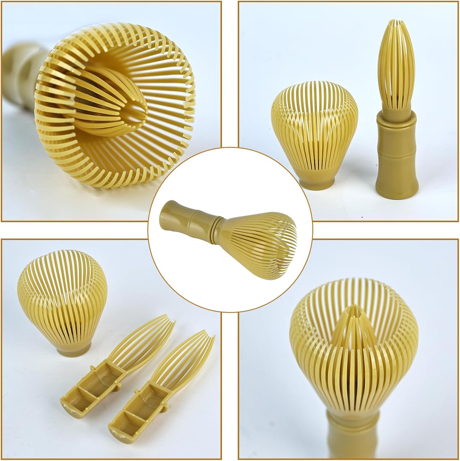1 Pcs Resin Matcha Whisk, 2.36×4.72inch Food-Grade Durable Chasen for Matcha Powder, Traditional Tool with Easy-Clean Design, Compact Whisk for Home & Travel Use (Whisk) - Image 5