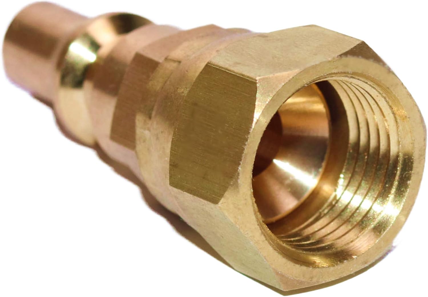 1/4'' RV Propane Quick Connect Fittings for Connecting Low Pressure Gas Appliance Heater Grill Fire Pit and RV Quick Connect, 1/4