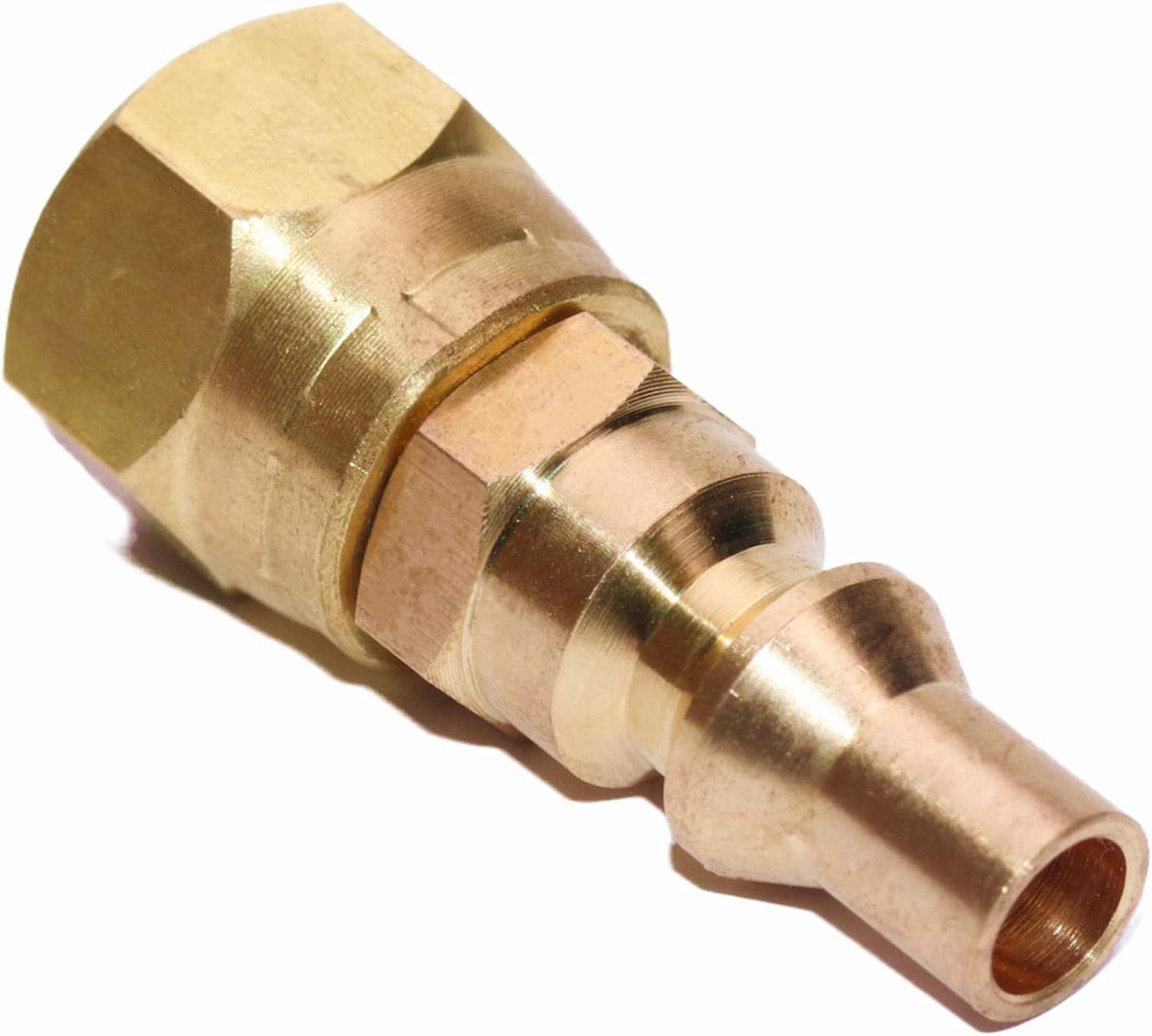 1/4'' RV Propane Quick Connect Fittings for Connecting Low Pressure Gas Appliance Heater Grill Fire Pit and RV Quick Connect, 1/4