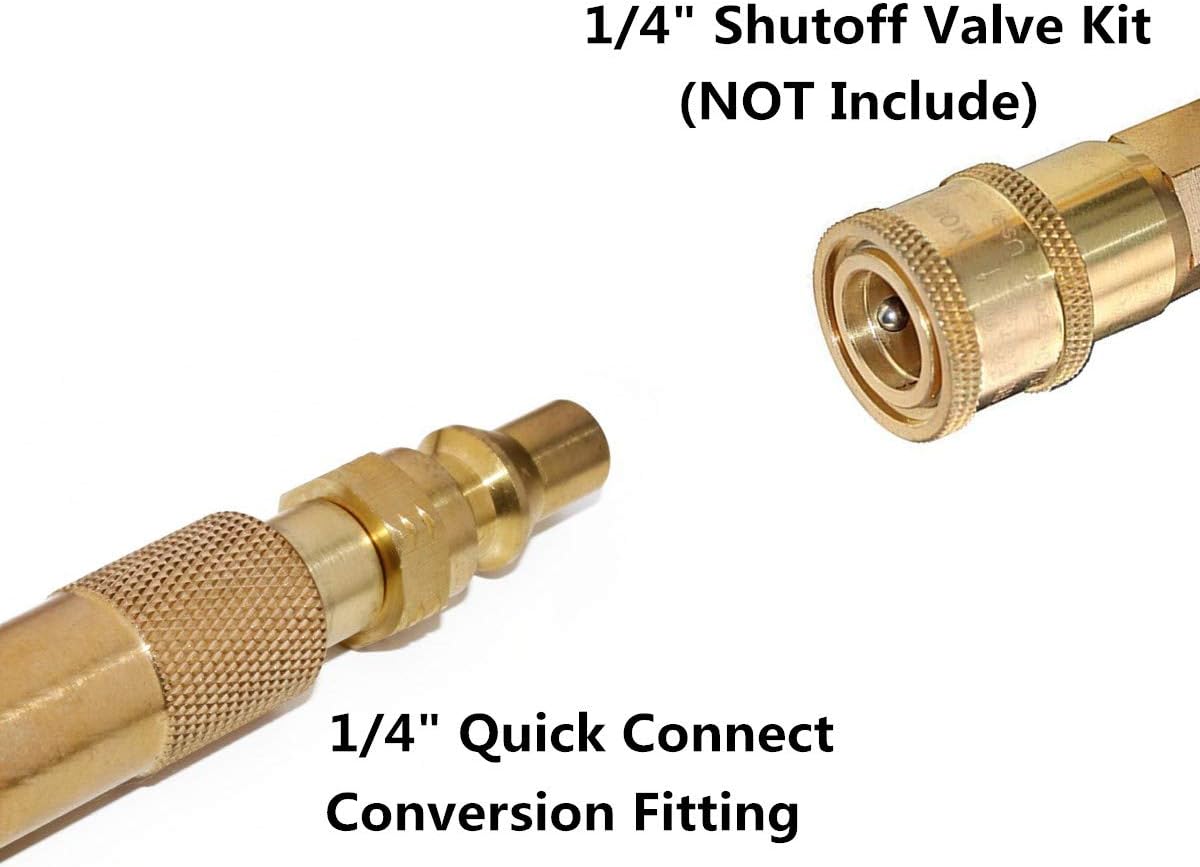 1/4 inch RV Quick Connect Adapter Conversion Fitting for Blackstone Tabletop Grill - 17 Inch and 22 Inch Portable Gas Griddle - Image 5