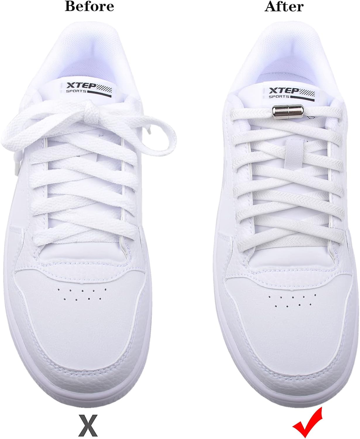 No Tie Shoe Laces for Kids and Adults, Tieless Elastic Shoelaces for Sneakers - Image 4