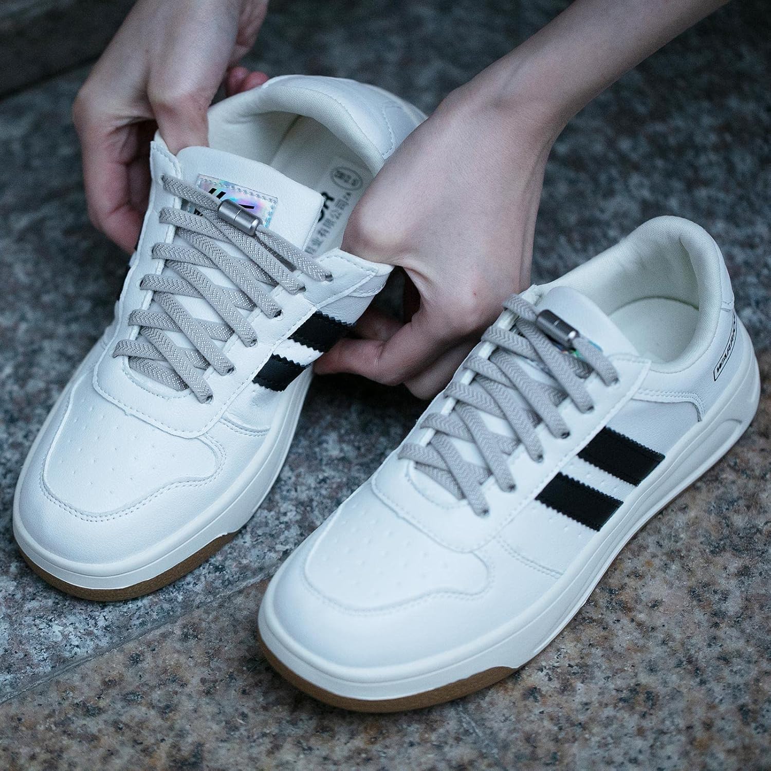 No Tie Shoe Laces for Kids and Adults, Tieless Elastic Shoelaces for Sneakers - Image 5