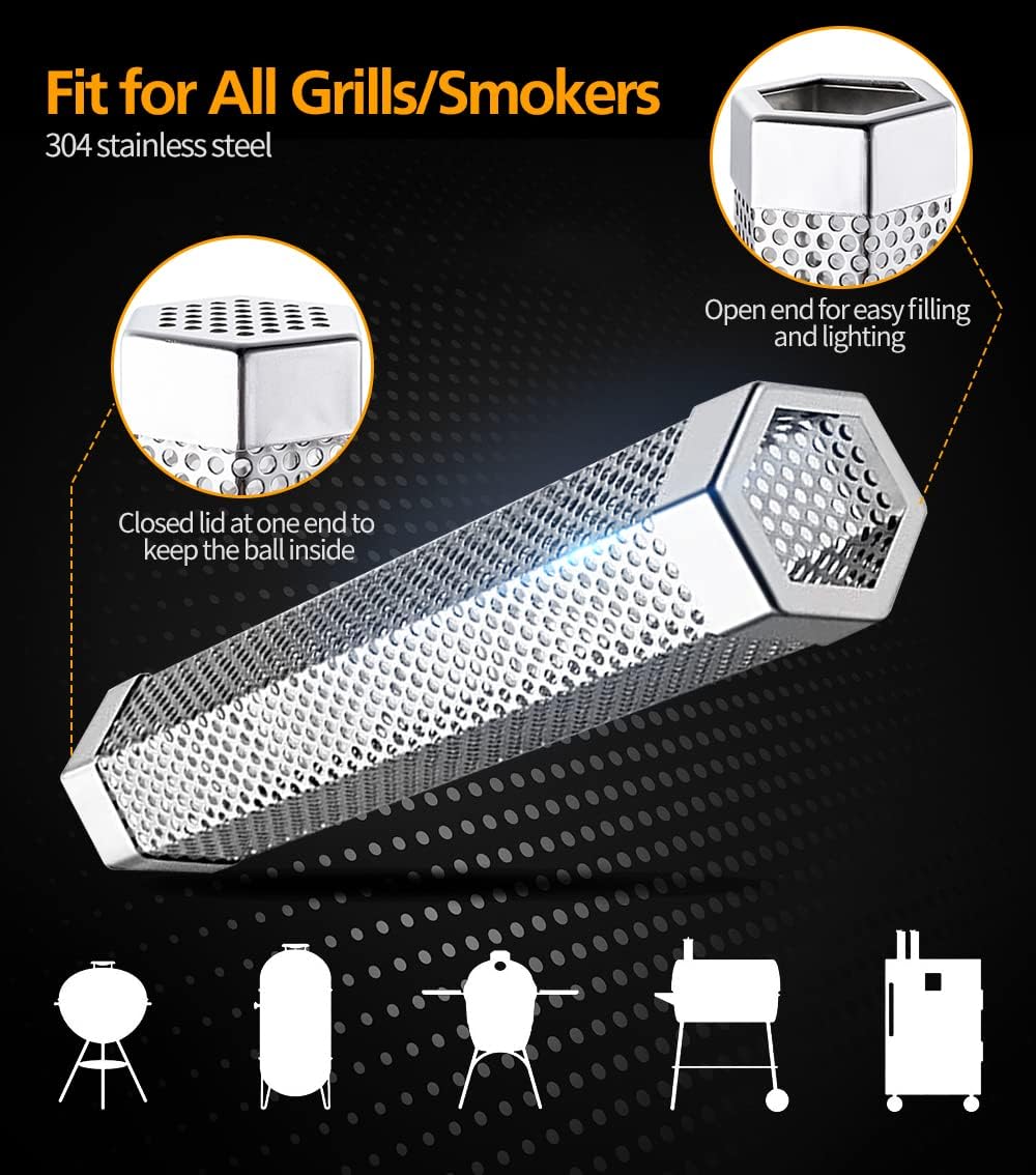 Pellet Smoker Tube Set, 6