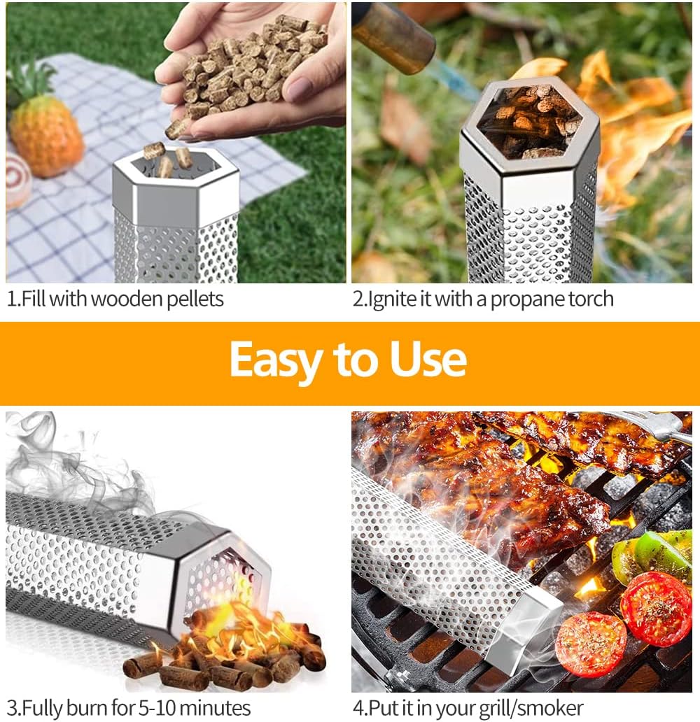 Pellet Smoker Tube Set, 6