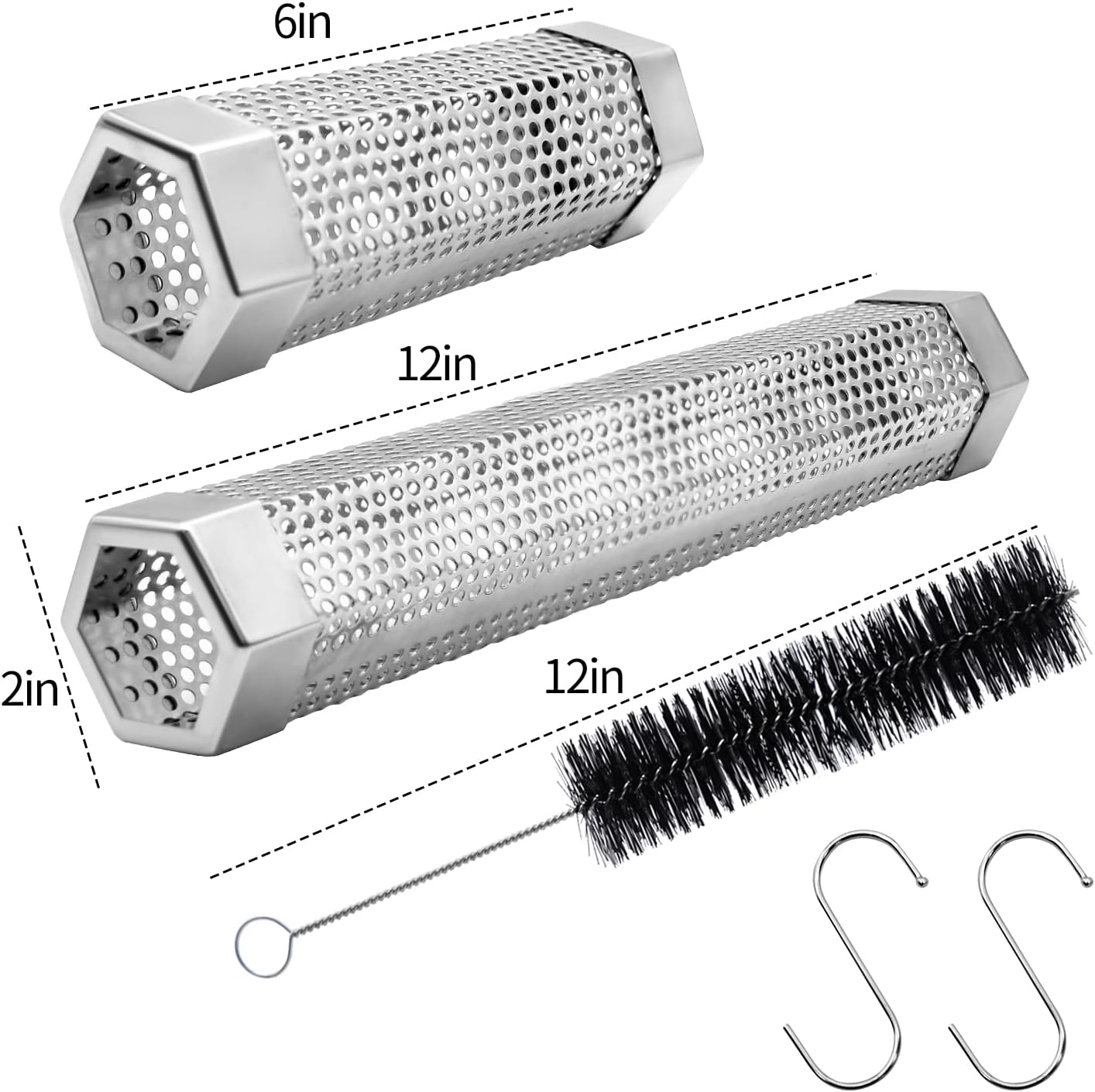 Pellet Smoker Tube Set, 6