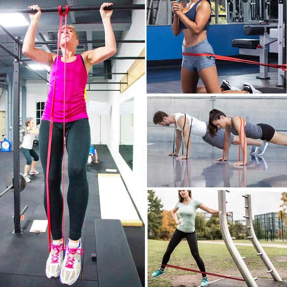 Pull-Up Bands Resistance-Bands Exercise-Bands - Pull up Assistance Bands Workout Bands Resistance for Women Long Resistance Bands Resistance Loop Bands Perfect for Gym Home or Travel - Image 7
