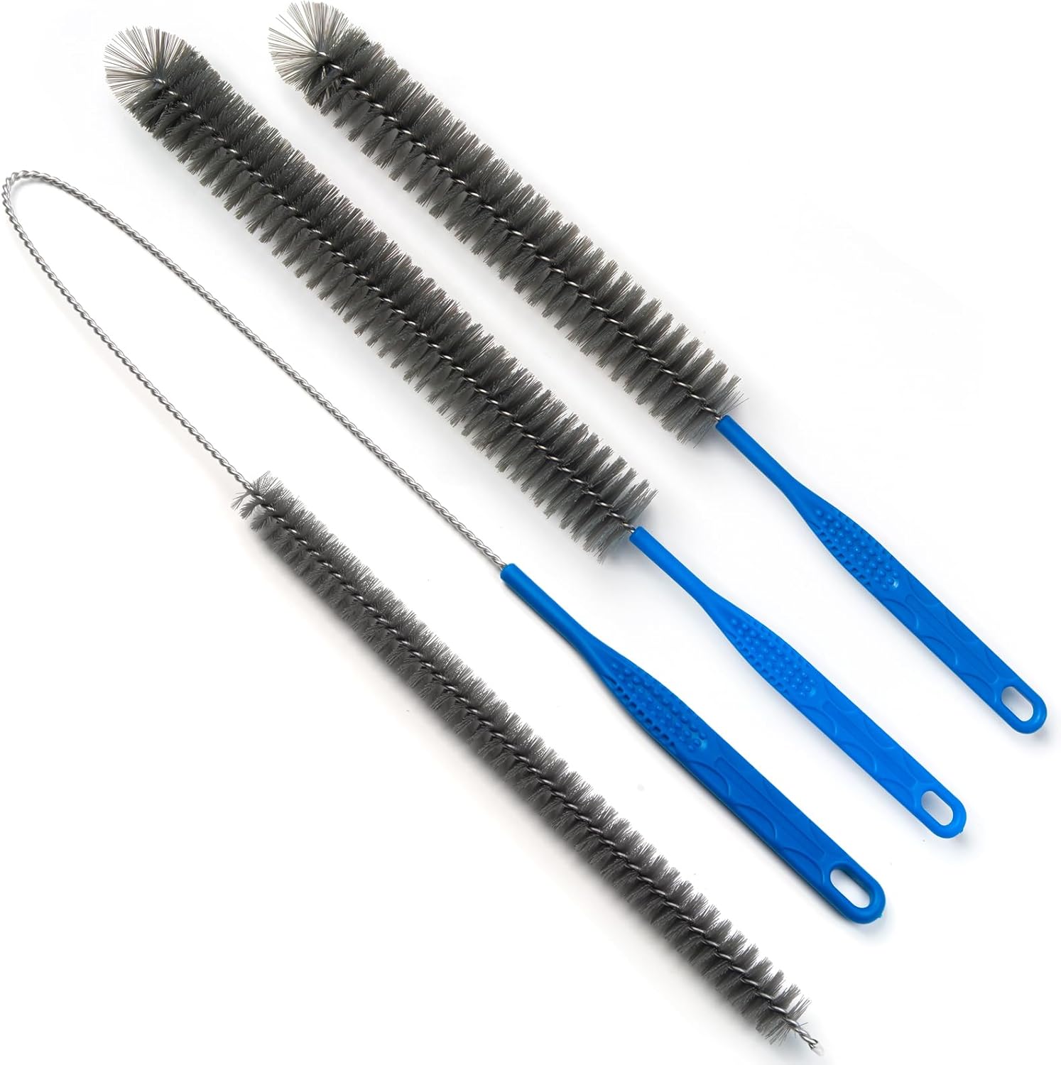 Drain Cleaning Brush Set，Flexible Long Pipe Snake Hair Clogs Catcher Cleaner Tool for Toilet，Sewer Drain，Pipe Brush，Drain Cleaner Brush，Sink Drain Brush - Image 1