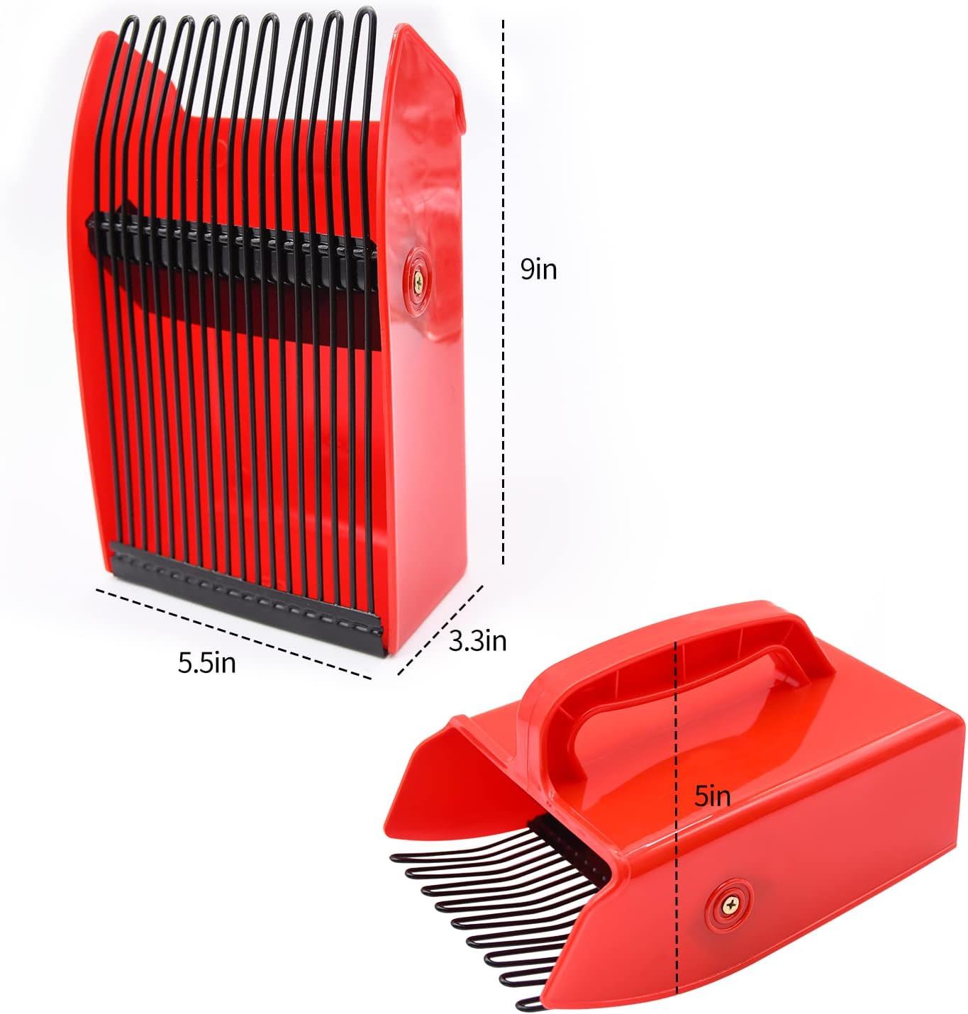 1/2/4 Pack Berry Picker, with Metallic Comb and Ergonomic Handle for Easier Berry Picking - Image 5