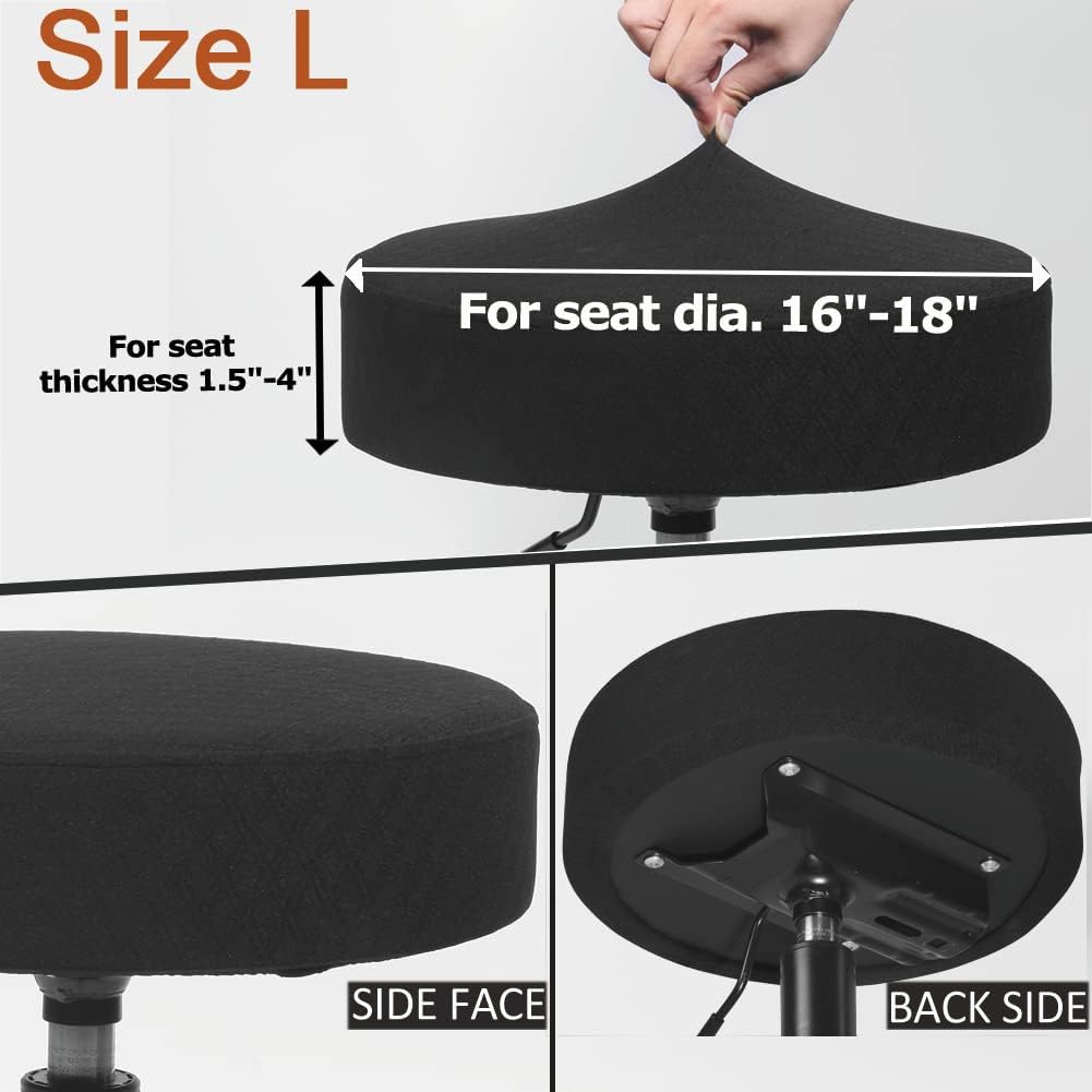 Bar Stool Covers, Luxury Fabric Dia.16-18