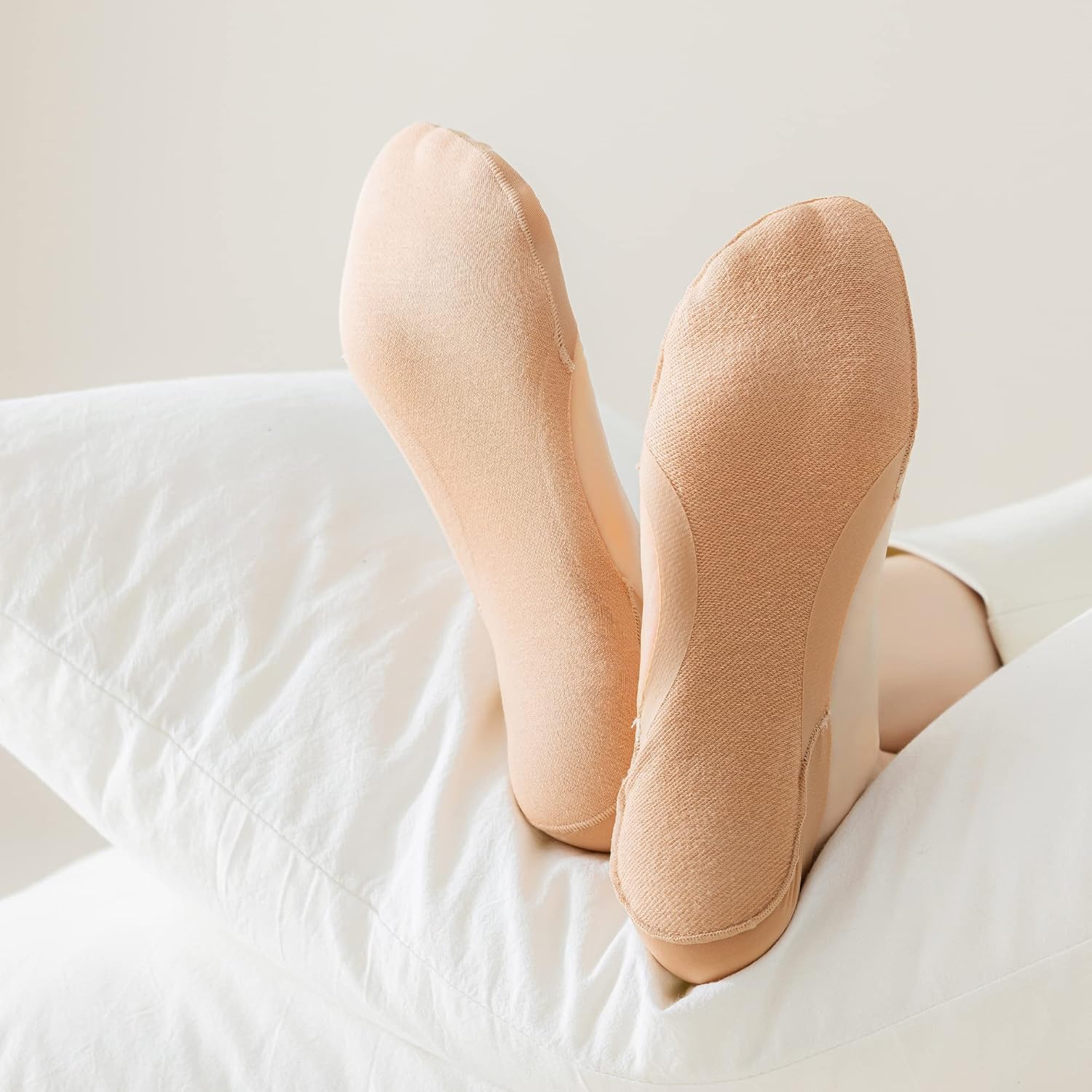 No Show Socks for Flats Heels Pumps Lofers Low Cut Non-Slip Invisible Liner Socks for Women by Flammi - Image 7