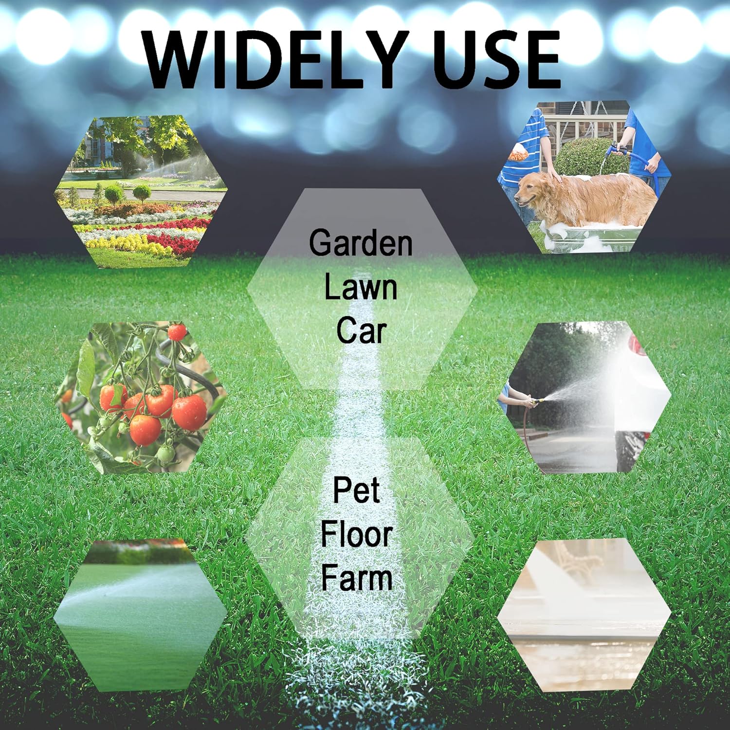 PVC Garden Hose 1/2 Inch, 5 FT Flexible Water Hose Green with Male and Female Plastic Fittings - No Leaking and Lightweight for Household Outdoors Lawns Patio - Image 6