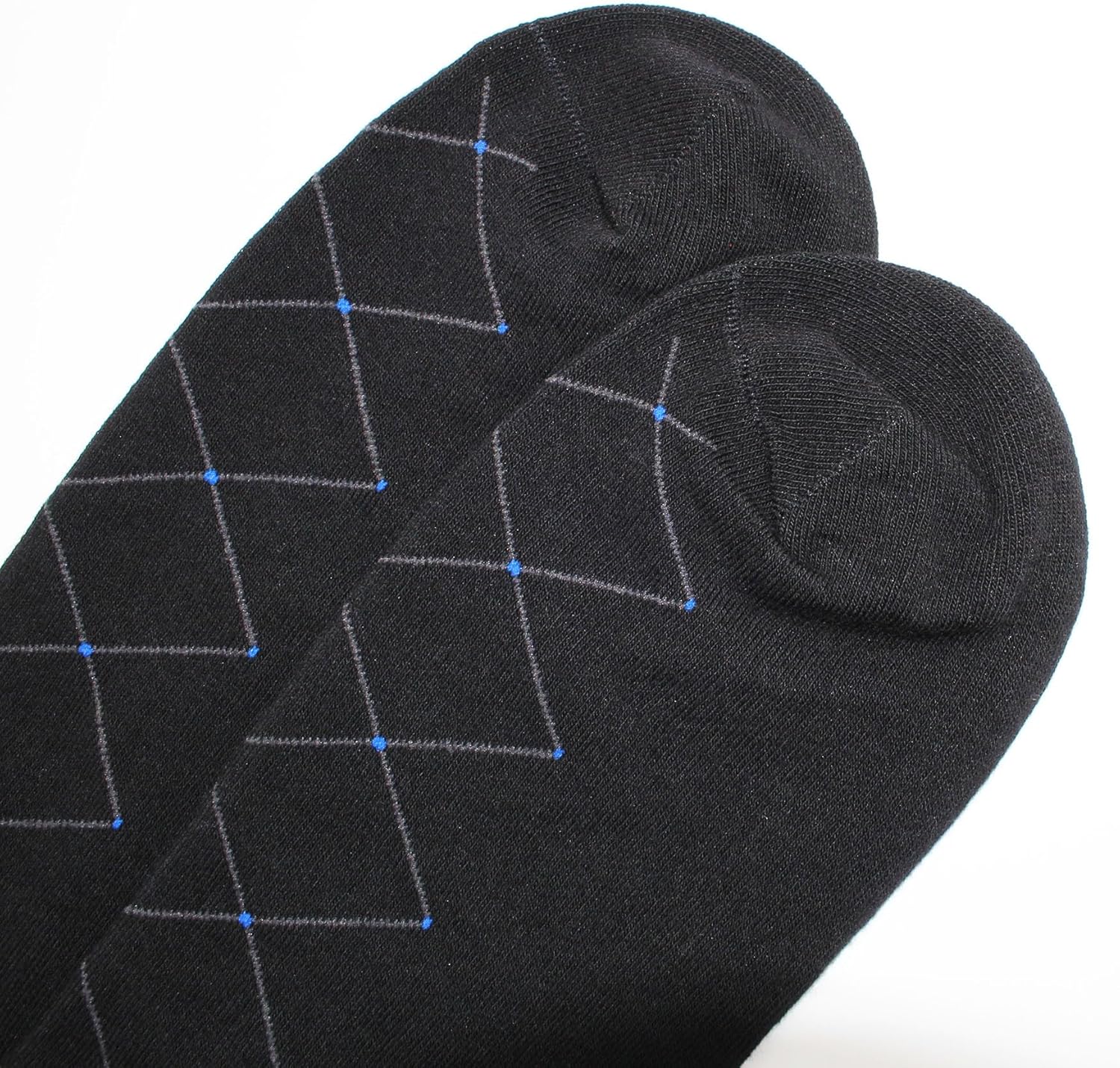 Mens Fun Dress Socks, Pattern Funny Casual Socks Pack, Colorful Striped Cotton Novelty Socks Size 10-13 - Image 6