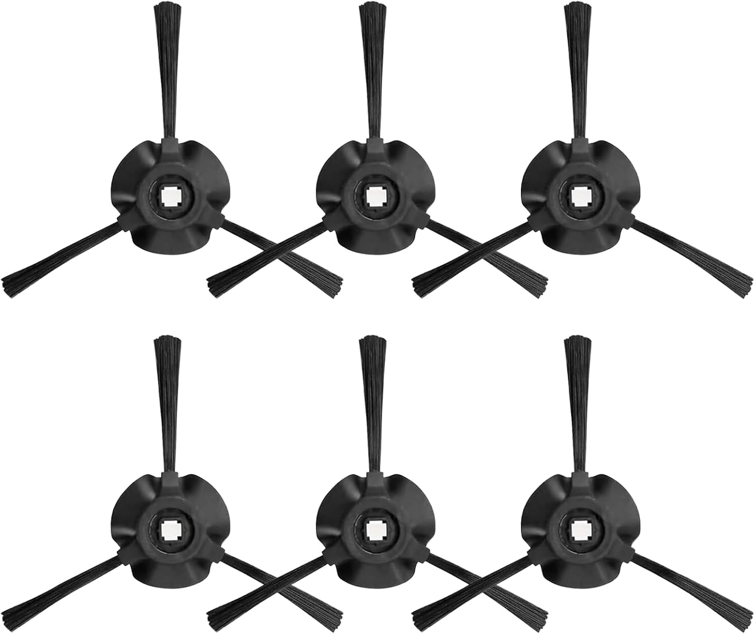 6 Pack Side Brushes for Shark Matrix Robot Vacuum Cleaner RV2310, RV2310AE, AV2310, AV2310AE, RV2300, RV2300S, RV2320S, UR2350AE Replacement Parts - Image 1