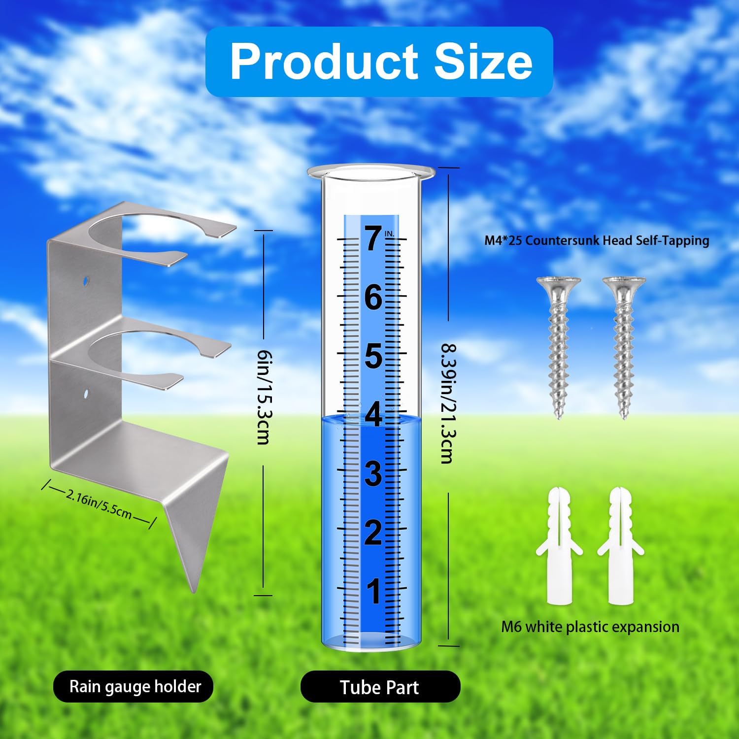 Rain Gauge Outdoor,7