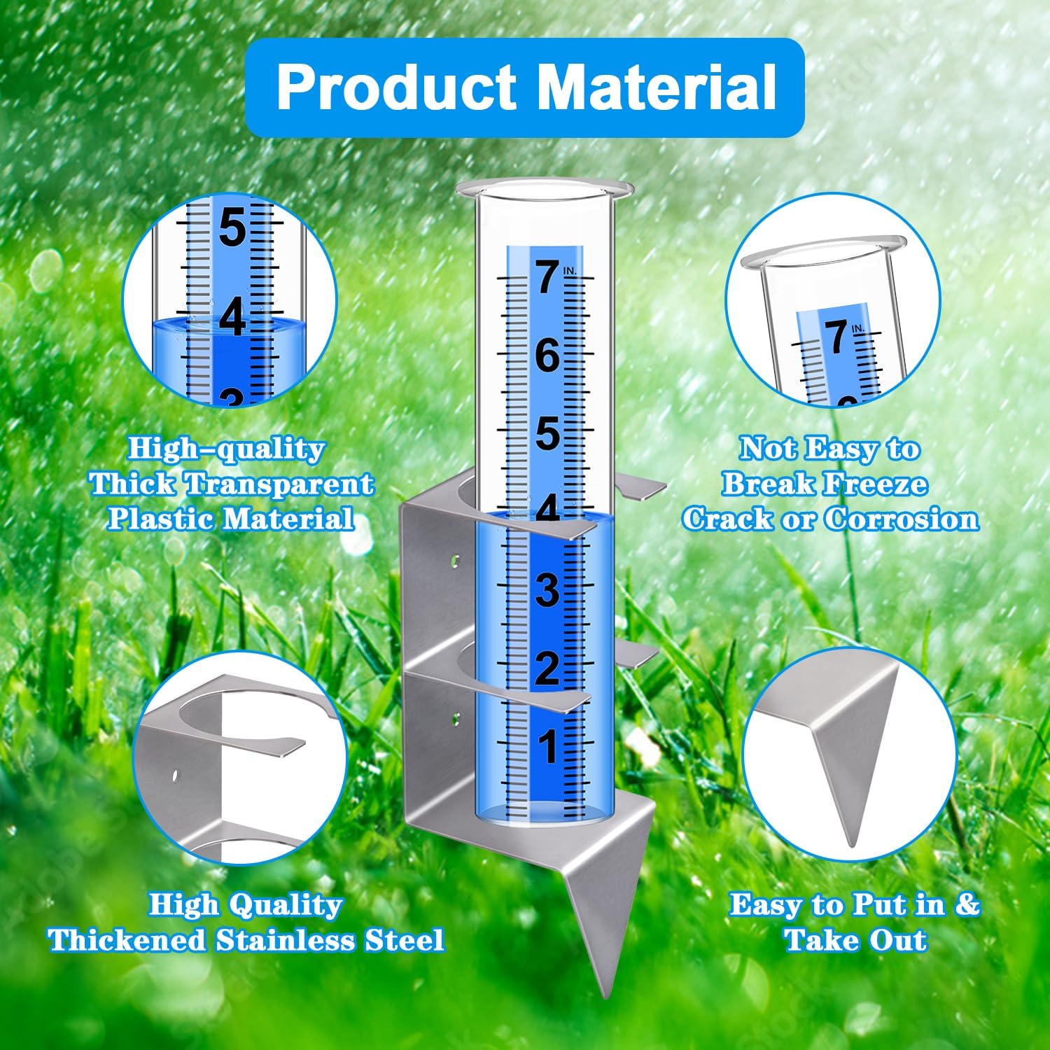 Rain Gauge Outdoor,7