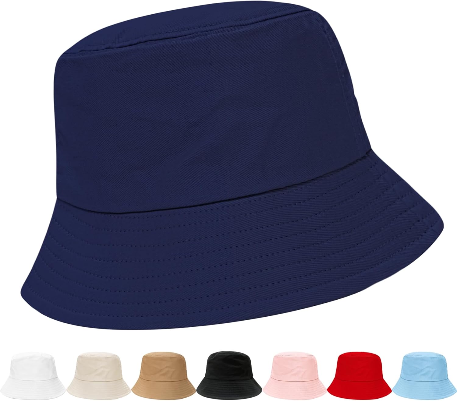 Bucket Hats fot Men Women Packable Foldable Sun Hats for Women Beach Travel Cap - Image 1