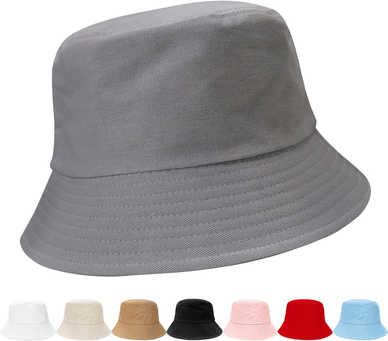 Bucket Hats fot Men Women Packable Foldable Sun Hats for Women Beach Travel Cap - Image 1