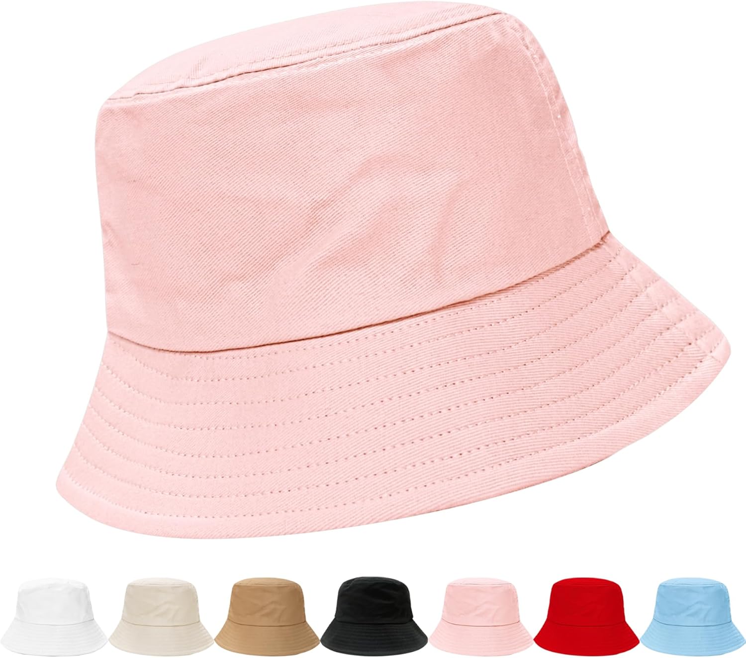 Bucket Hats fot Men Women Packable Foldable Sun Hats for Women Beach Travel Cap - Image 1