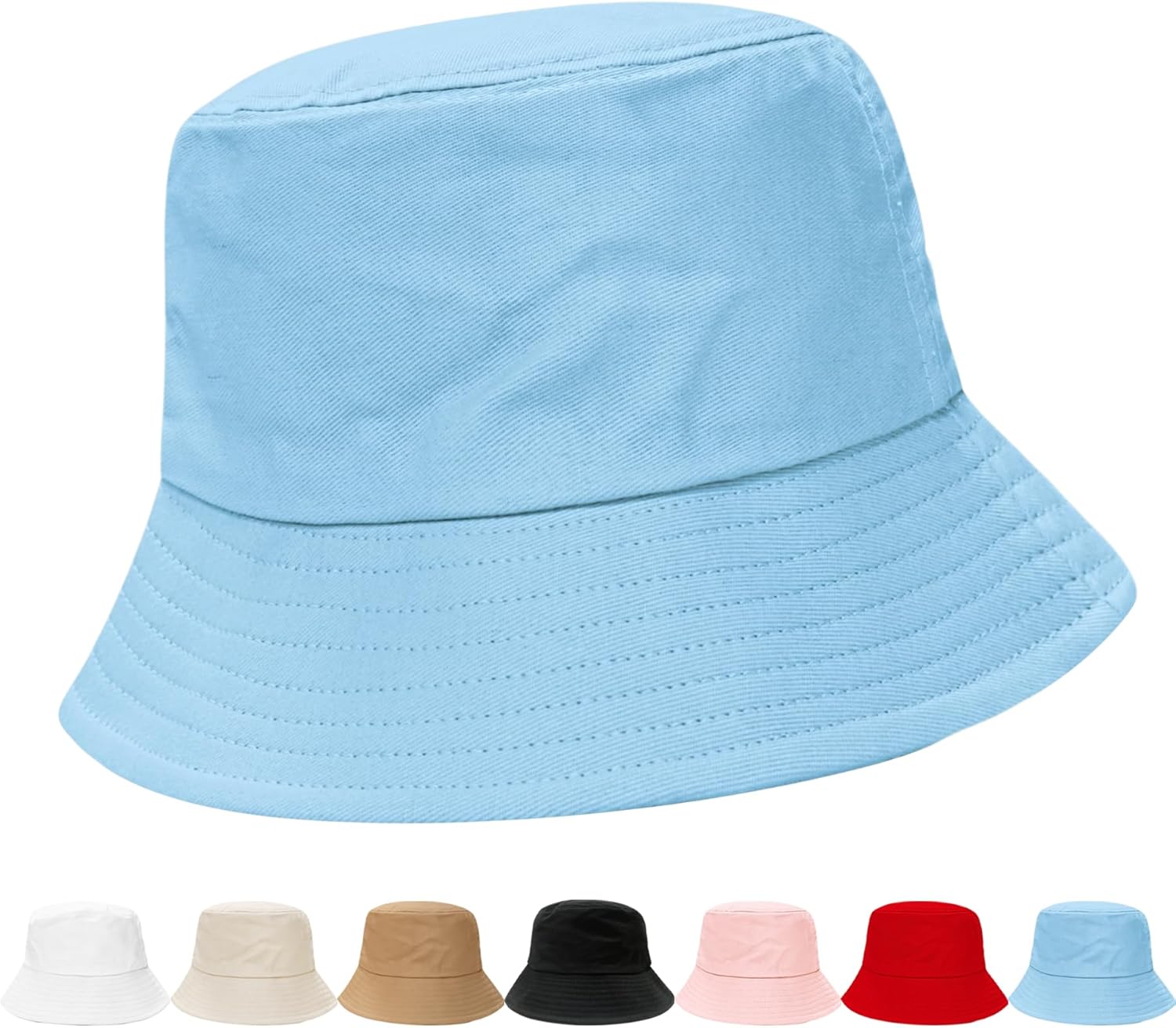 Bucket Hats fot Men Women Packable Foldable Sun Hats for Women Beach Travel Cap - Image 1