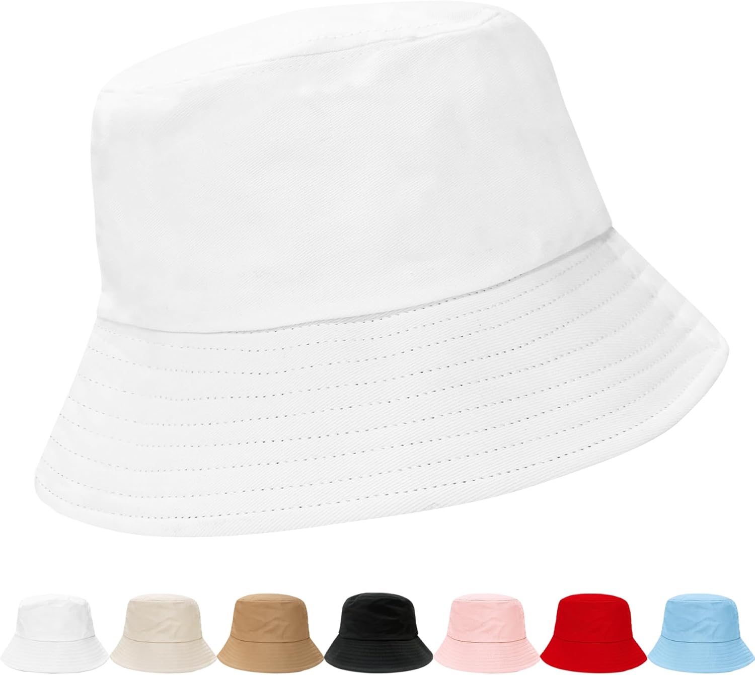 Bucket Hats fot Men Women Packable Foldable Sun Hats for Women Beach Travel Cap - Image 1