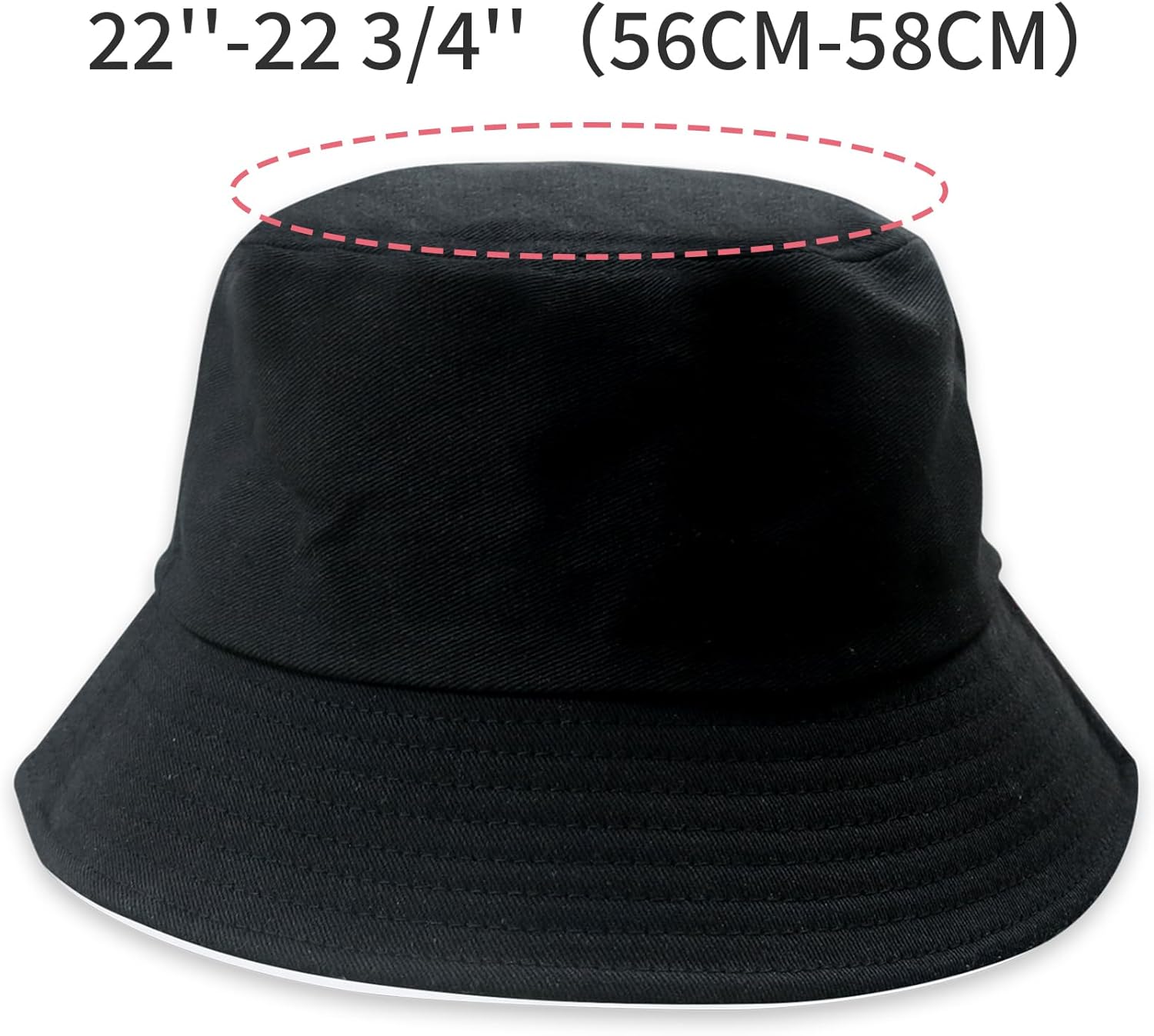 Bucket Hats fot Men Women Packable Foldable Sun Hats for Women Beach Travel Cap - Image 5