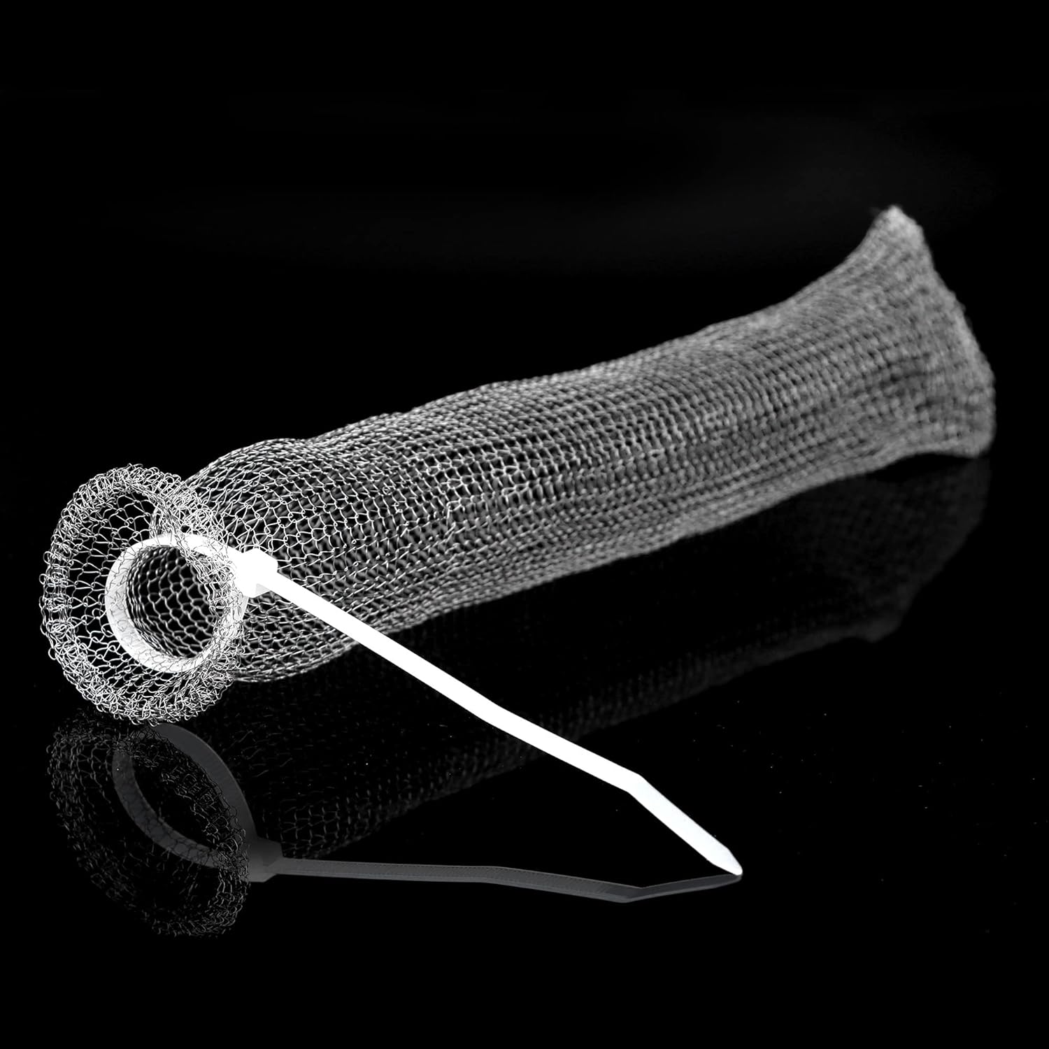 24 PCS Lint Traps  Stainless Steel Washing Machine Lint Snare Traps, Washer Hose Lint Traps with 24 PCS Cable Ties, Laundry Mesh Washer Sink Drain Hose Screen Filter - Image 5