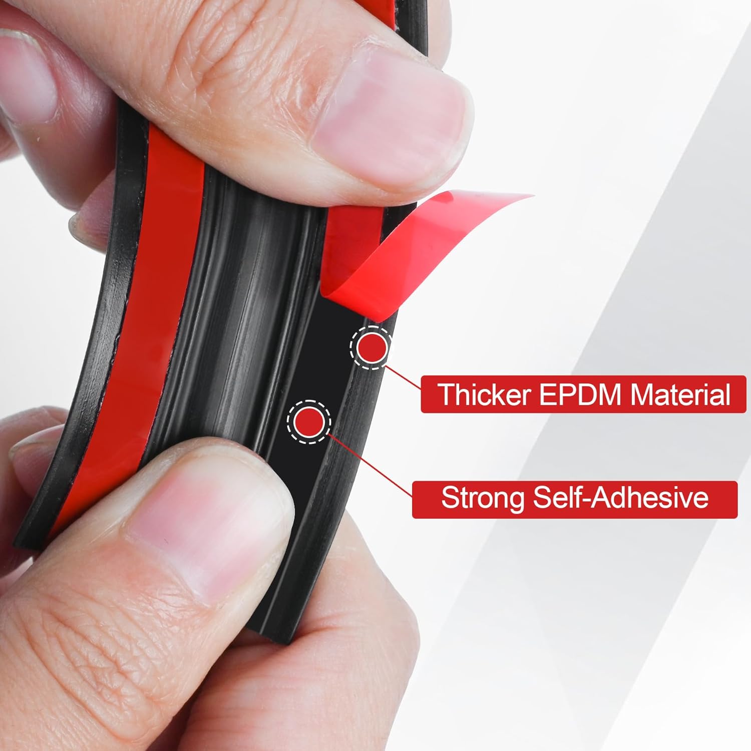 Rubber Edge Trim U Channel - 1/16