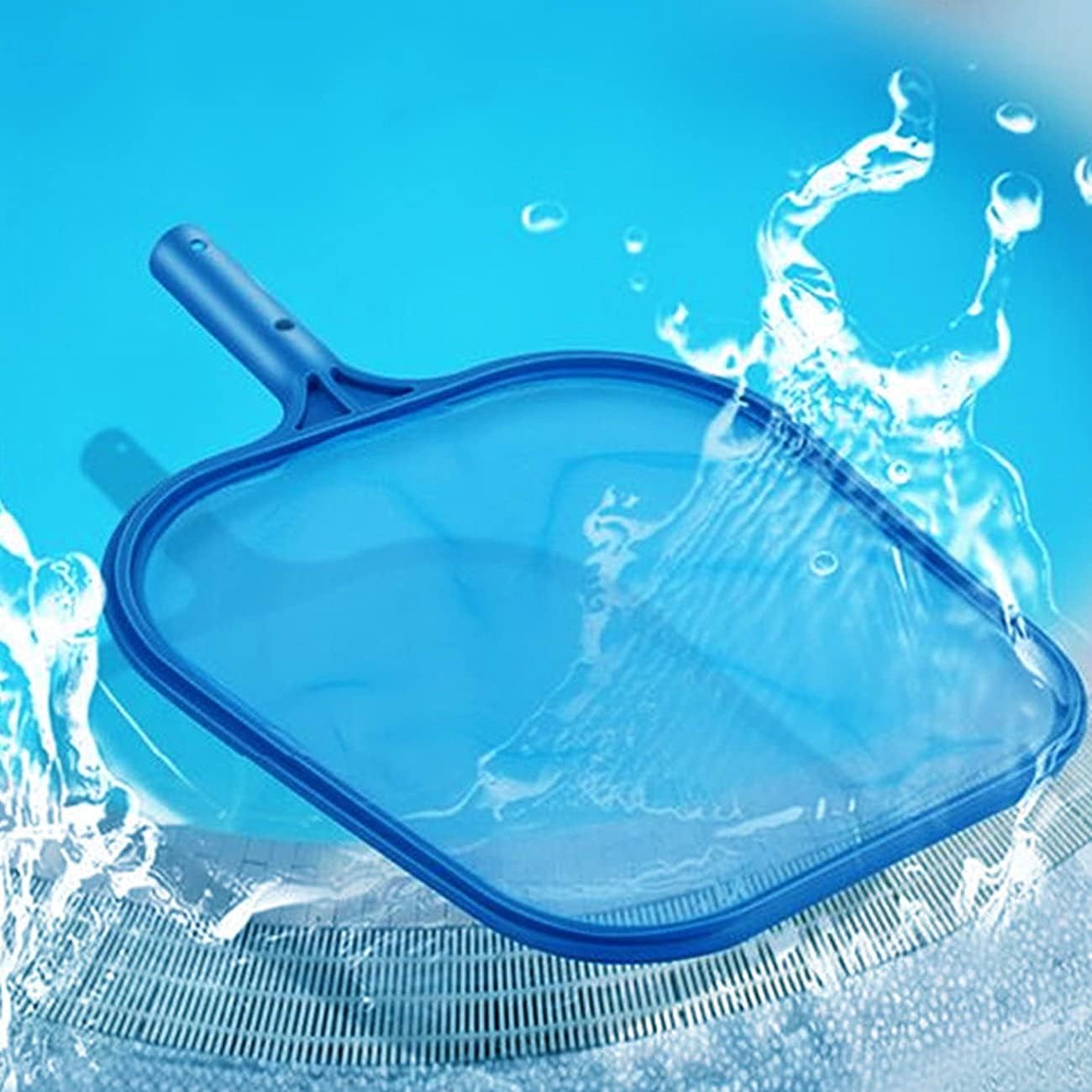 Swimming Pool Cleaner Supplies/Professional Heavy Duty Pool Leaf Rake Fine Mesh Frame Net/Cleaning Leaf Skim Net (17.5x11.8in) - Image 3
