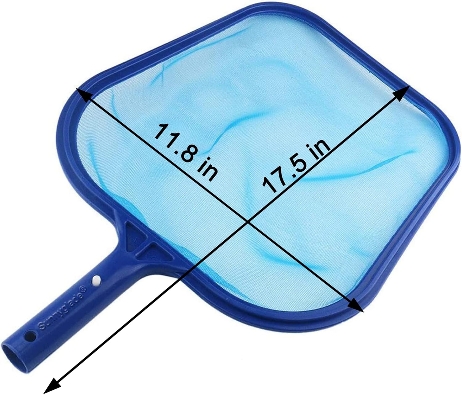 Swimming Pool Cleaner Supplies/Professional Heavy Duty Pool Leaf Rake Fine Mesh Frame Net/Cleaning Leaf Skim Net (17.5x11.8in) - Image 5
