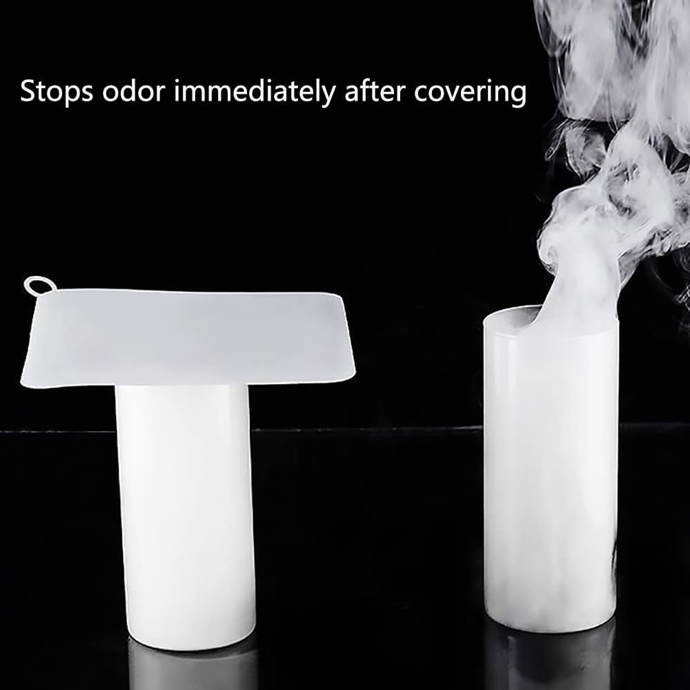 Silicone Tub Stopper Floor Drain Cover, 2 Pieces Sewer Anti-Odor Mat Deodorizing Drain Plugs for Kitchen, Bathroom and Laundry(5x5 inch) - Image 2