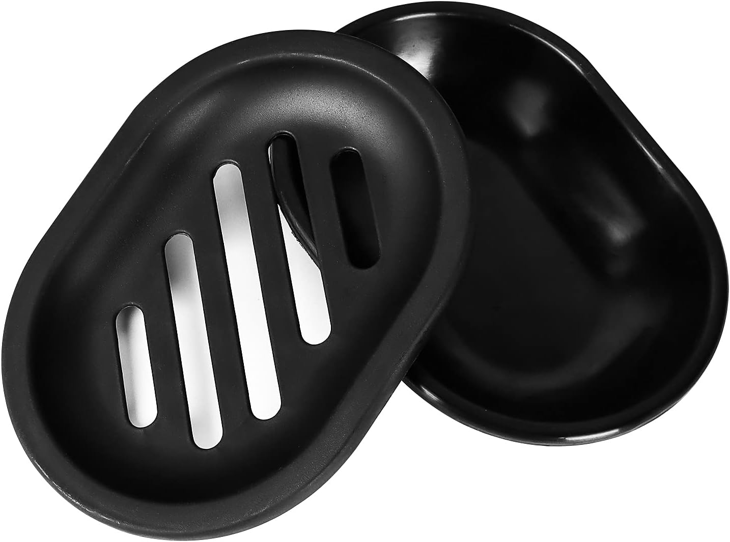 Soap Dish for Shower, 2pcs Soap Dishes Soap Savers for Bar Soap, Soap Bar Holder Shower with Drip Tray, Plastic Soap Holders with Drain for Kitchen Sink, Easy to Clean, Keeps The Soap Dry - Image 4
