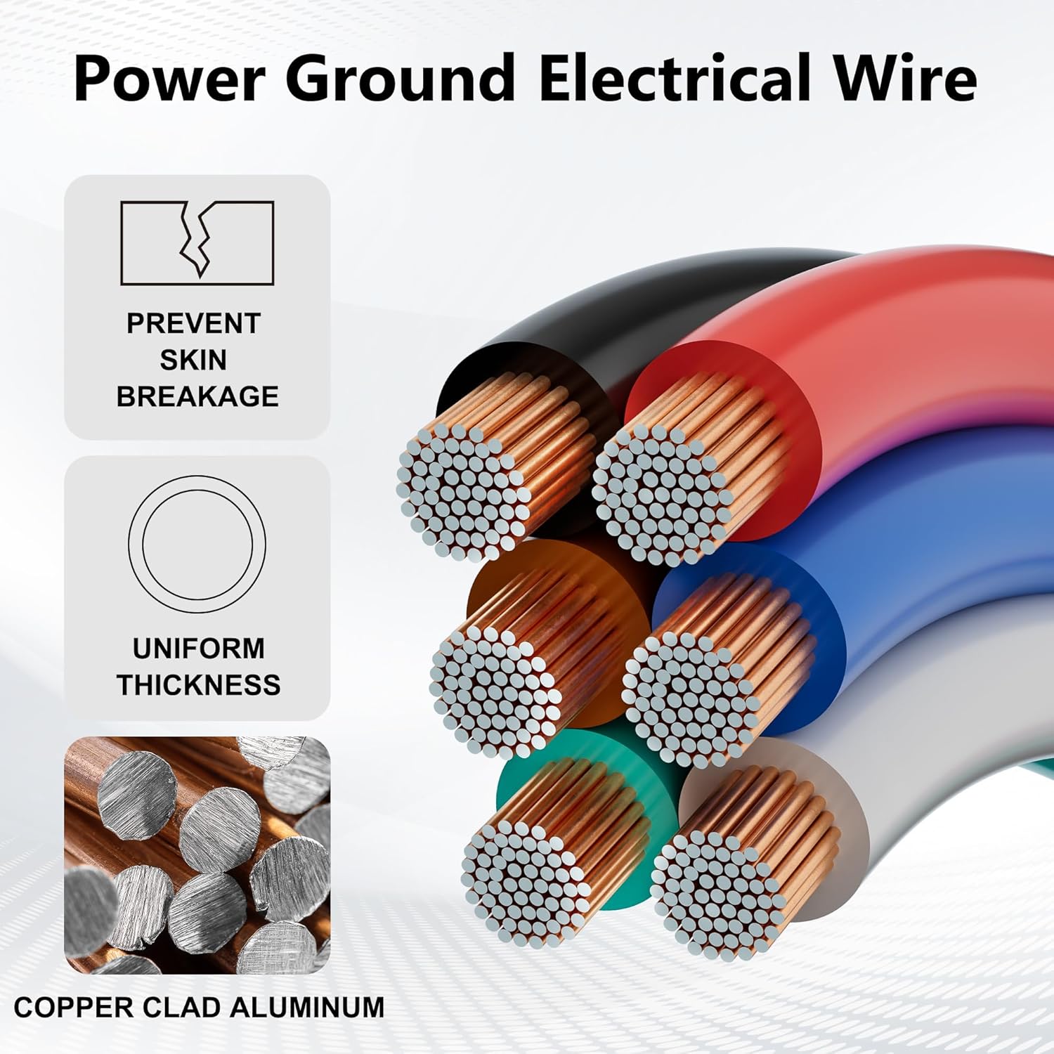 12 Gauge Wire (2-Pack Red/Black Each 25 FT), 12AWG CCA, Low Voltage Automotive Primary Harness Wire for Battery, Car Audio, Remote Trailer, Security Alarm, Hook Up Electrical Wires for DIY DC - Image 2