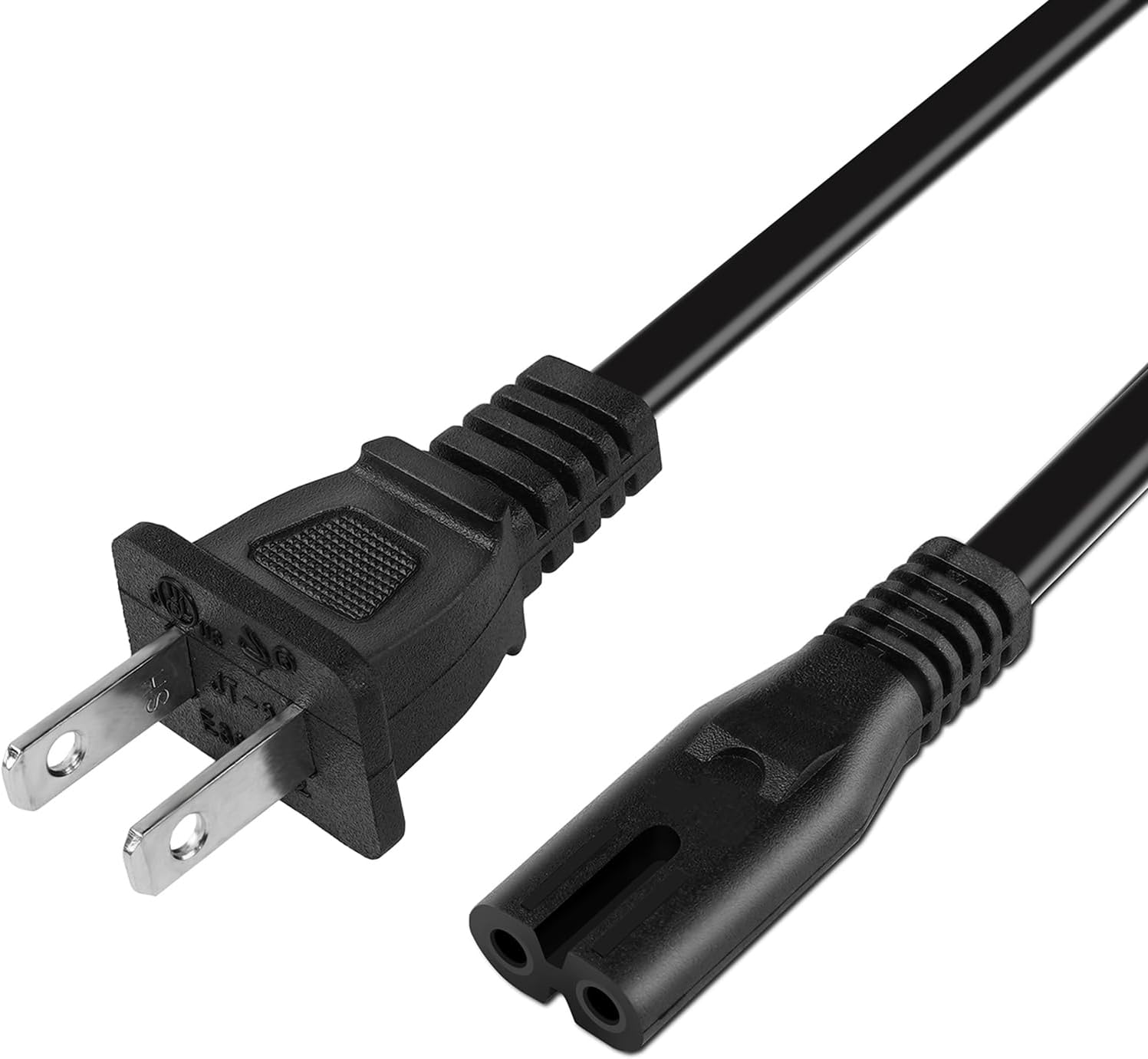 Power Cord for JBL PartyBox 100 110 200 300 310 710 1000 On-The-Go Speaker, ONN Party Speaker, JBL Soundbar 2 Prong Power Cable Replacement - Image 1