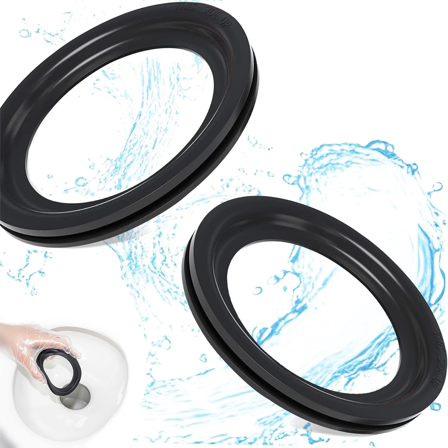 RV Toilet Seal Replacement 2-Pack for Dometic 300/310/320 Toilets, High-Grade Flush Ball Seal Gasket Kit 385311658 - Durable Rubber, Easy Installation, Fix Leakage & Odor, for Camper/Travel Trailers - Image 8