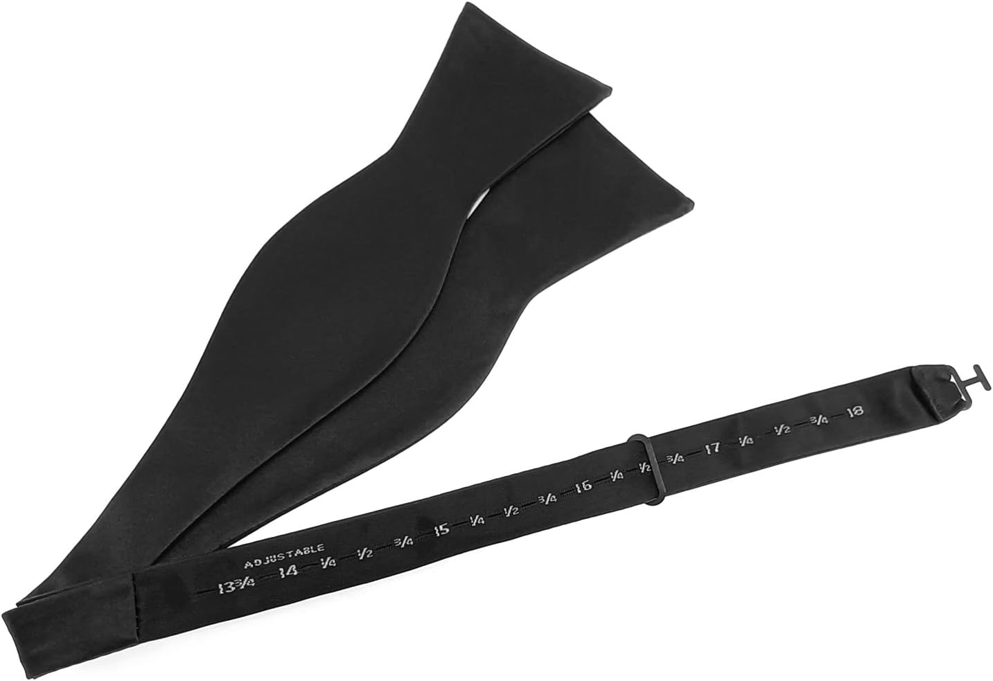Mens Solid Bowtie Woven Self Tie Bow Ties Tuxedo & Wedding Bowties - Image 3