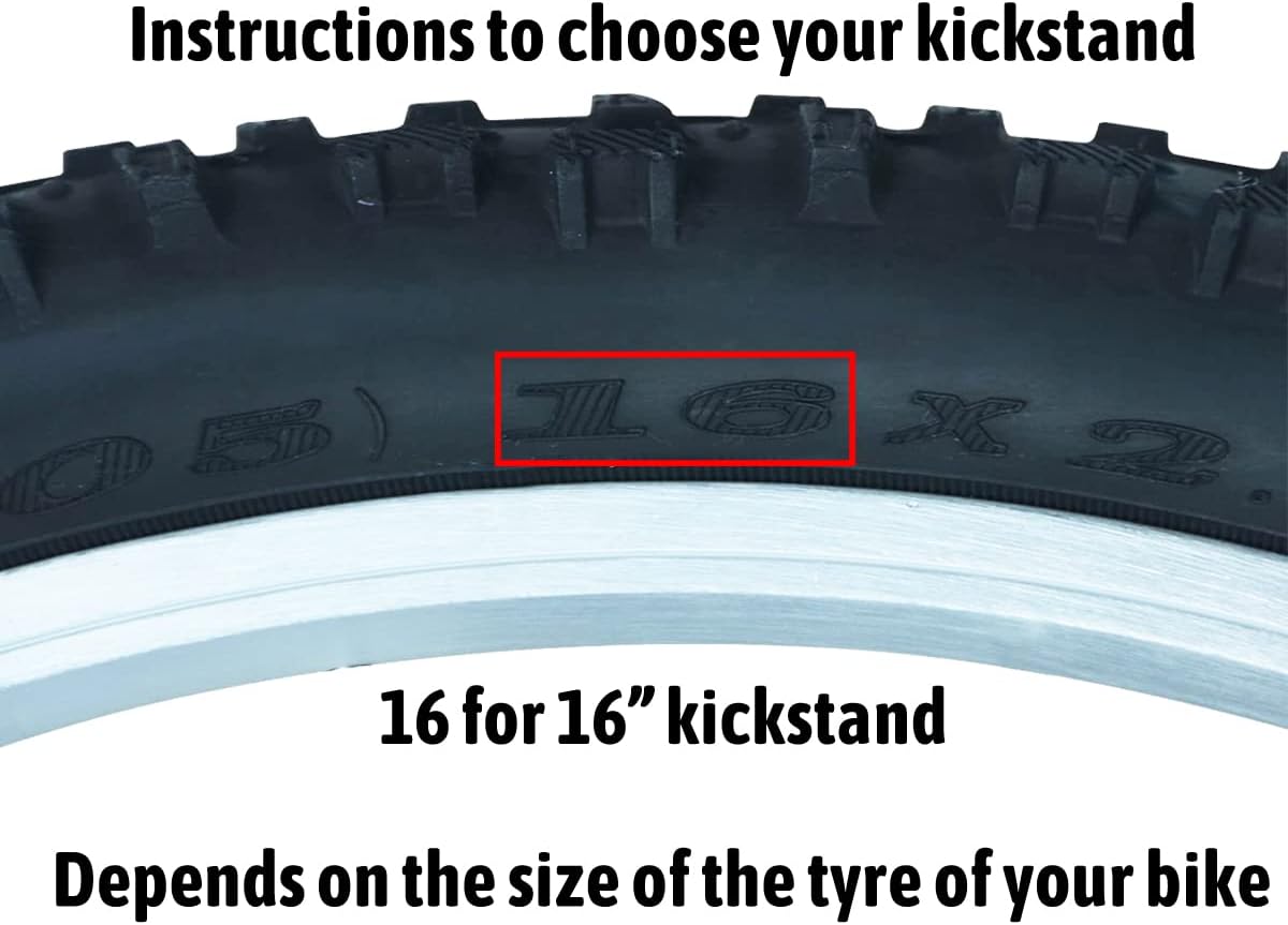 Bike Kickstand Children's Bicycle Kickstand Stand Folding Cycling Center Bracket 12
