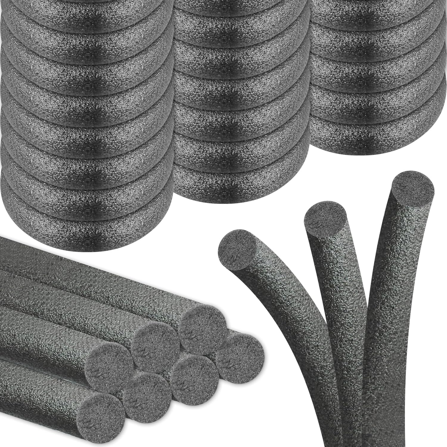 Foam Backer Rod for Gaps Concrete Crack Filler Joints Foam Gap Filler Caulk Saver Backing Rod Filler Rope Concrete Joint Filler (1 Inch X 10 Feet) - Image 1