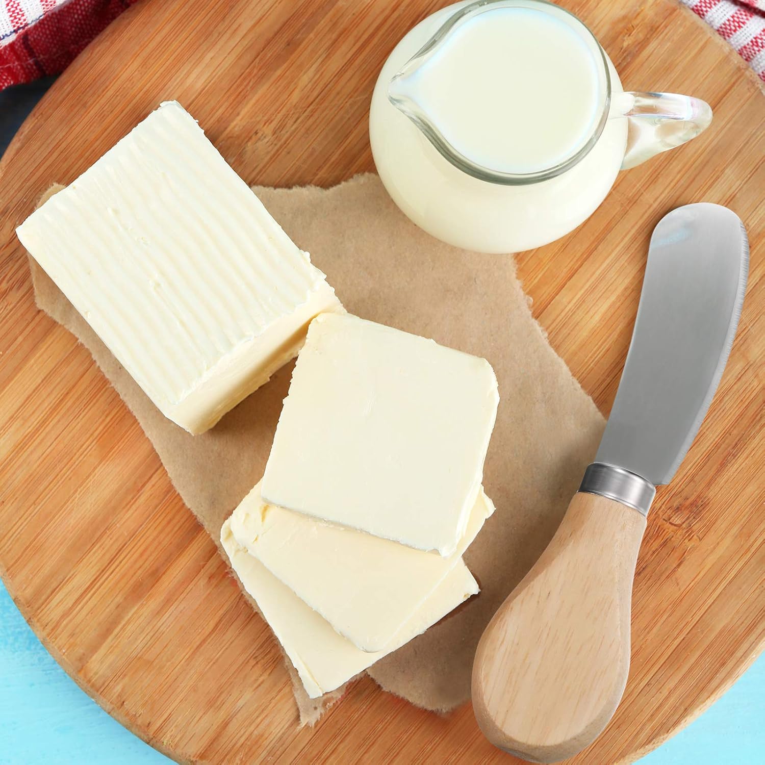12 Pcs Cheese Spreader Knives Butter Knife Bulk Stainless Steel Butter Spreader Knives with Wooden Handle, Cheese Cake Condiment Knife Set for Sandwich, Cream, Charcuterie, Pastry, 4.7 Inch - Image 6
