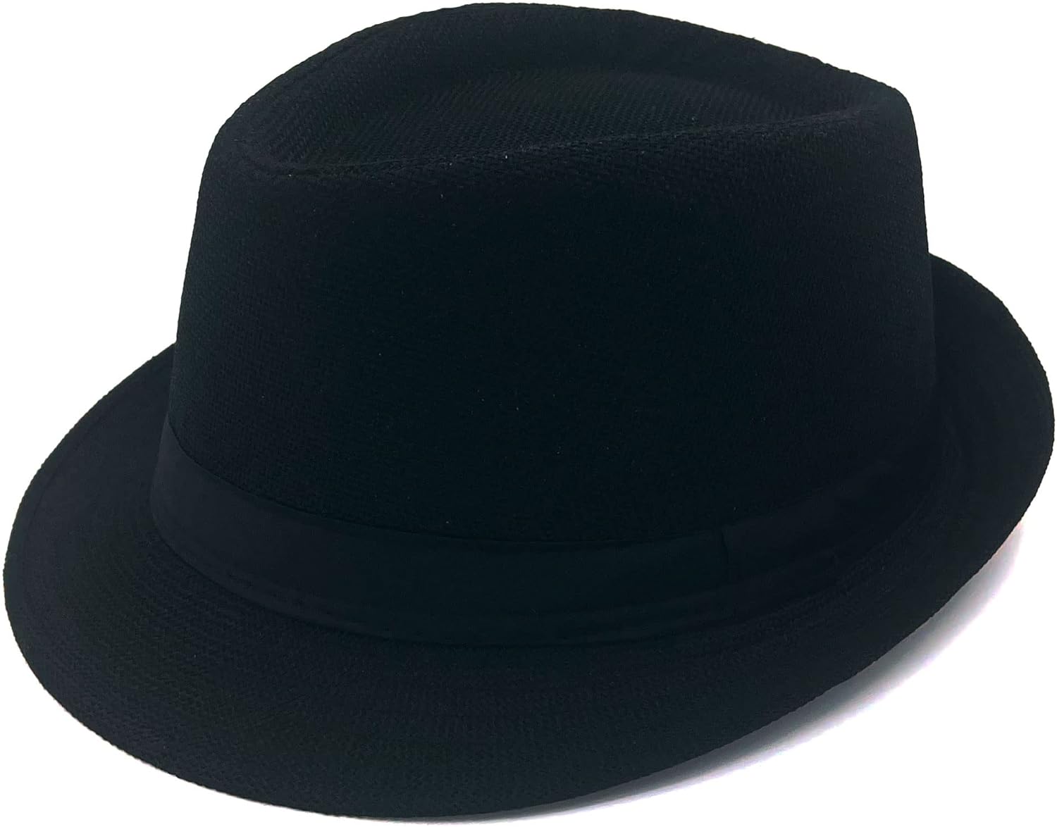 1920s Men Fedora Hat Cap for Men,Manhattan Hat for 1920s Mens Gatsby Costume Accessories - Image 1