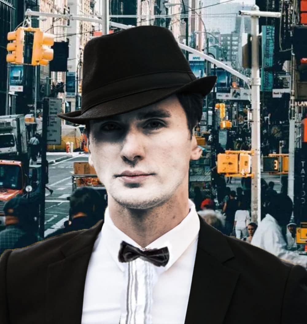 1920s Men Fedora Hat Cap for Men,Manhattan Hat for 1920s Mens Gatsby Costume Accessories - Image 4