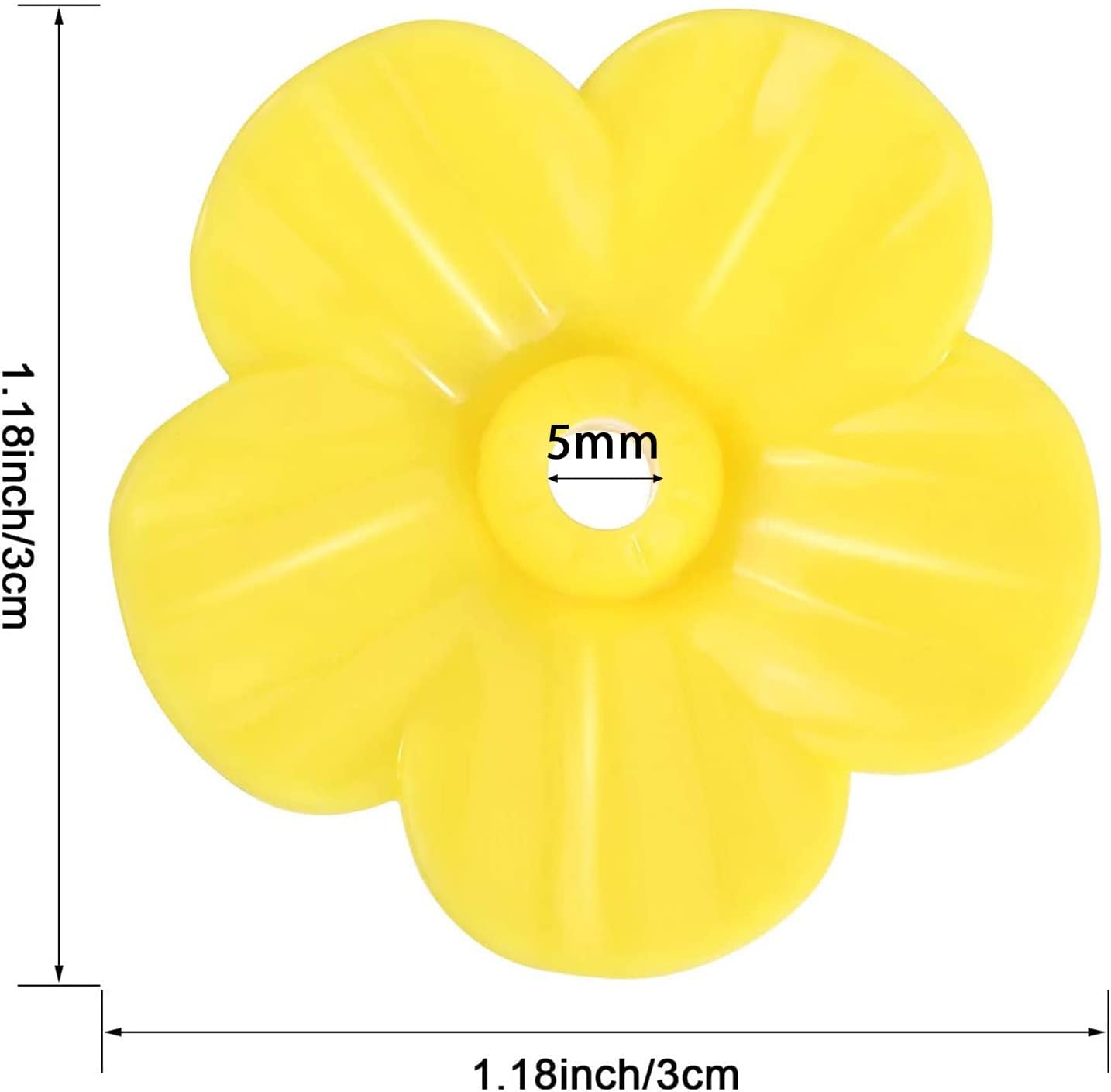 16 Pieces Hummingbird Feeders Replacement Flowers, Feeding Ports Pet Bird Feeder Replacement Parts Bee Guards for Outdoors Hanging Hummingbird Feeder, Fit in 7 mm/ 0.28